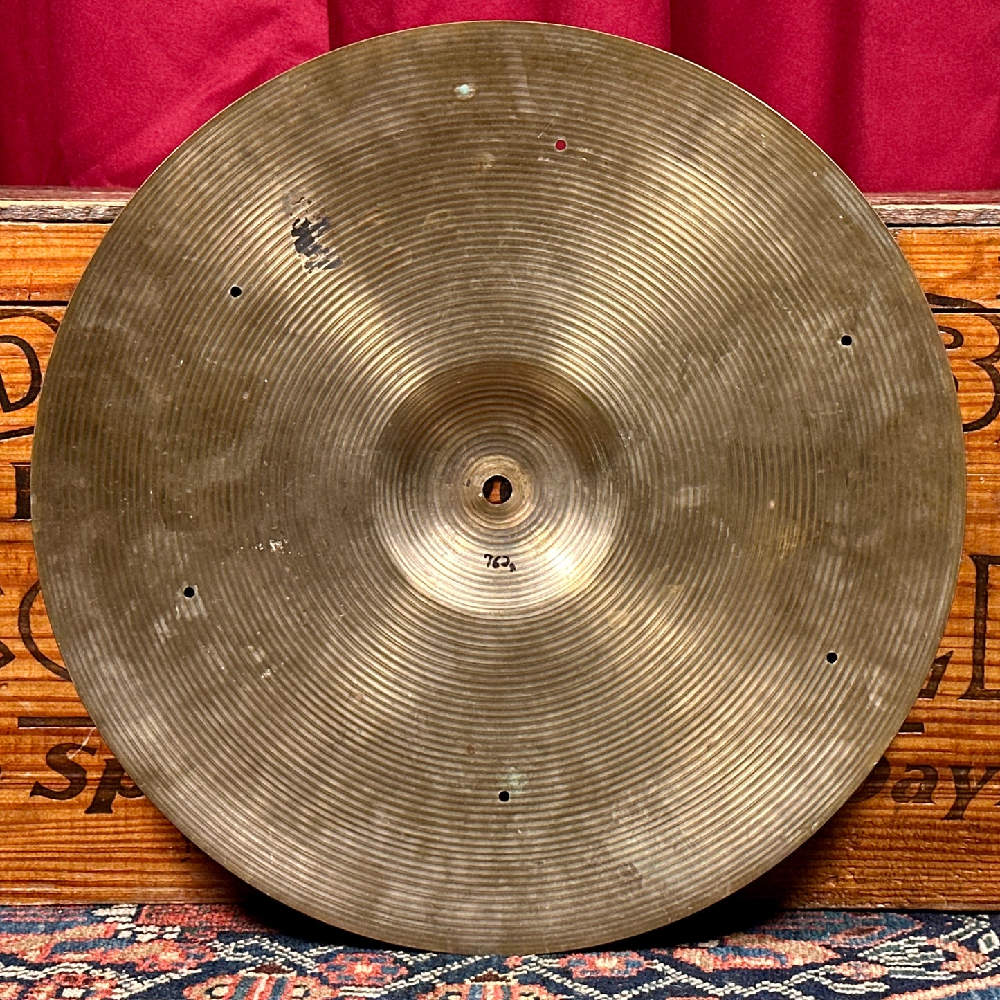 16" Paiste 1960s Ludwig Standard Crash Cymbal 762g Swiss Made *Video Demo*