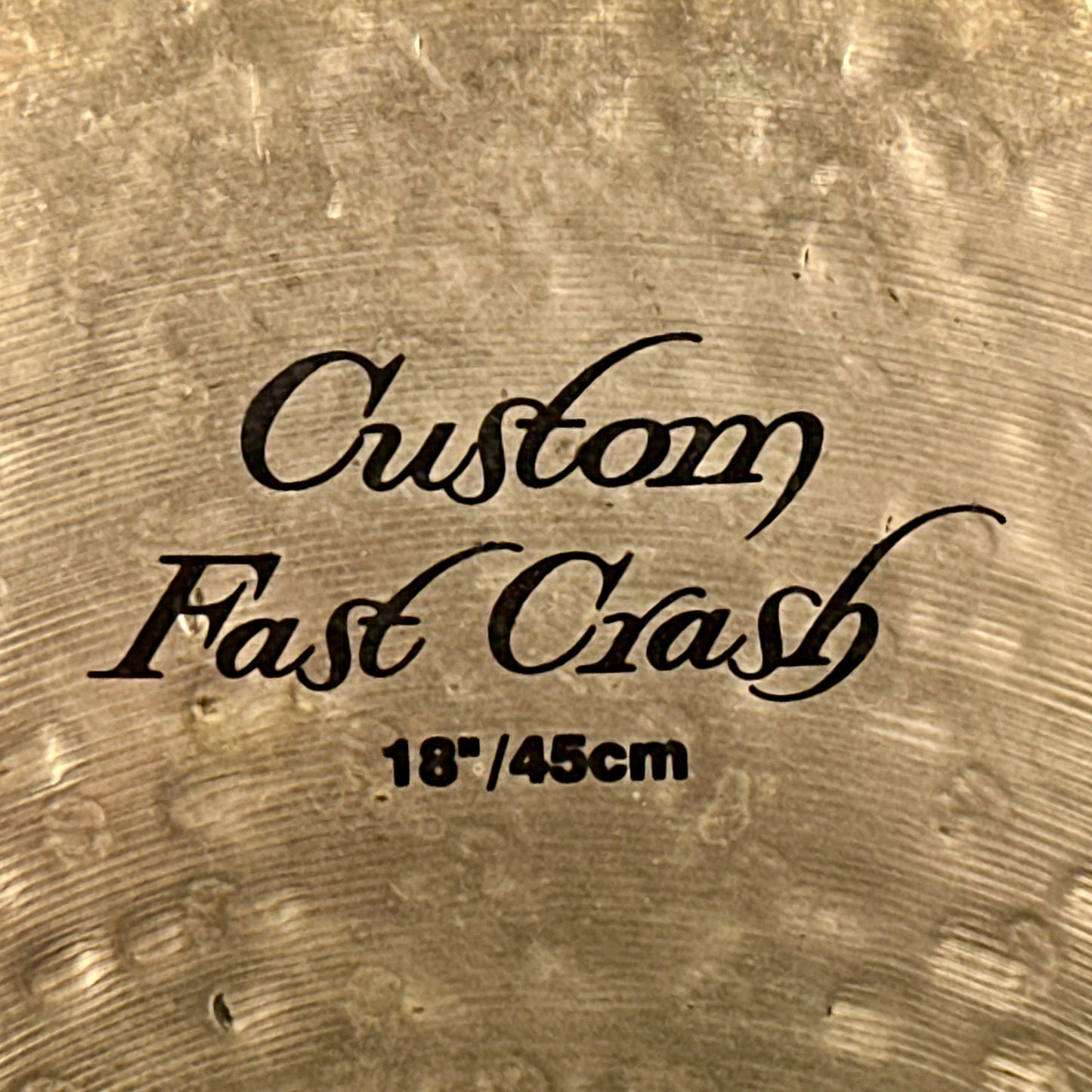 18" Zildjian K Custom Fast Crash Cymbal 1402g *Video Demo*