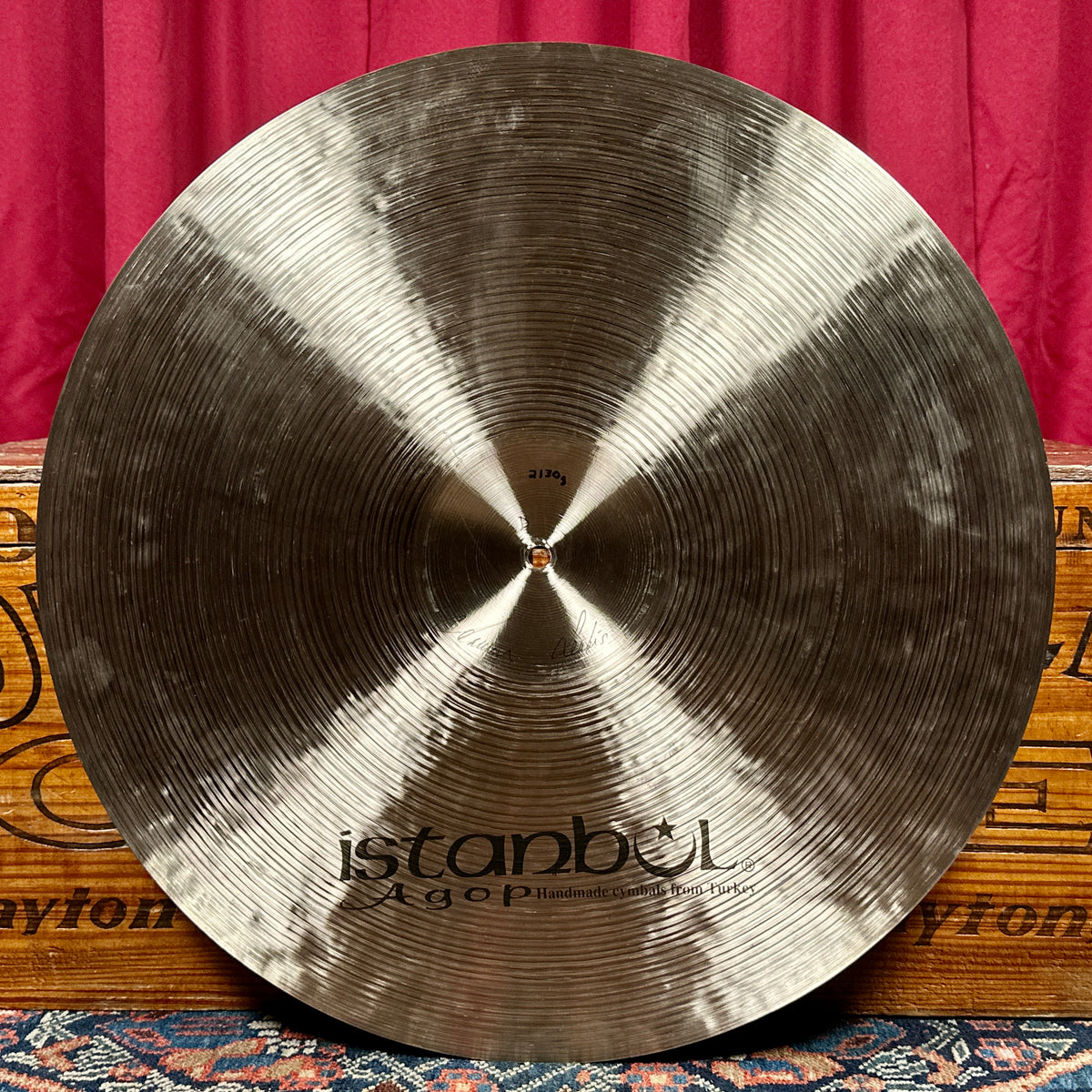 22" Istanbul Agop Traditional Dark Crash Cymbal 2130g *Video*