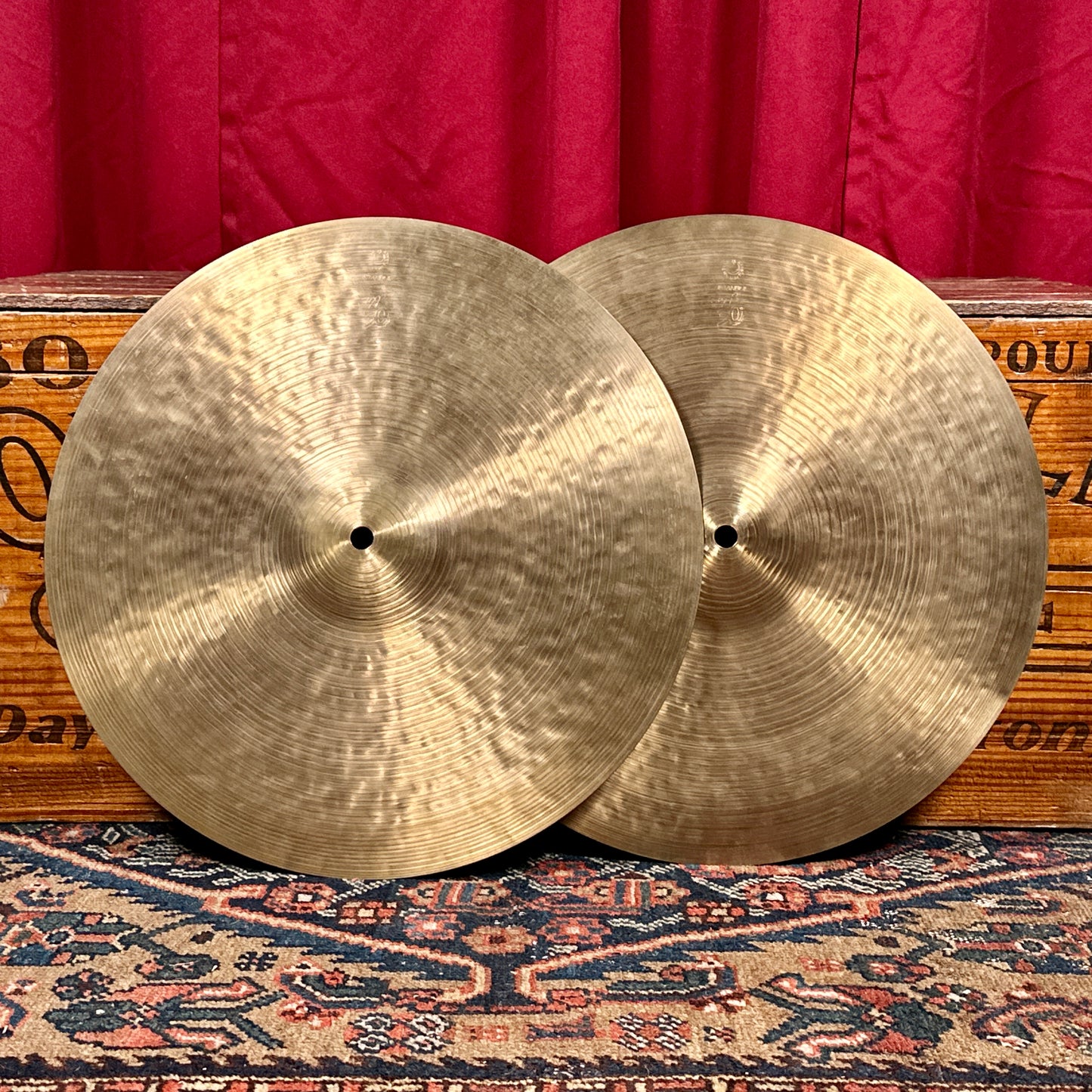 15" Istanbul Agop 30th Anniversary Hi-Hat Cymbal Pair 950g/1134g *Video Demo*