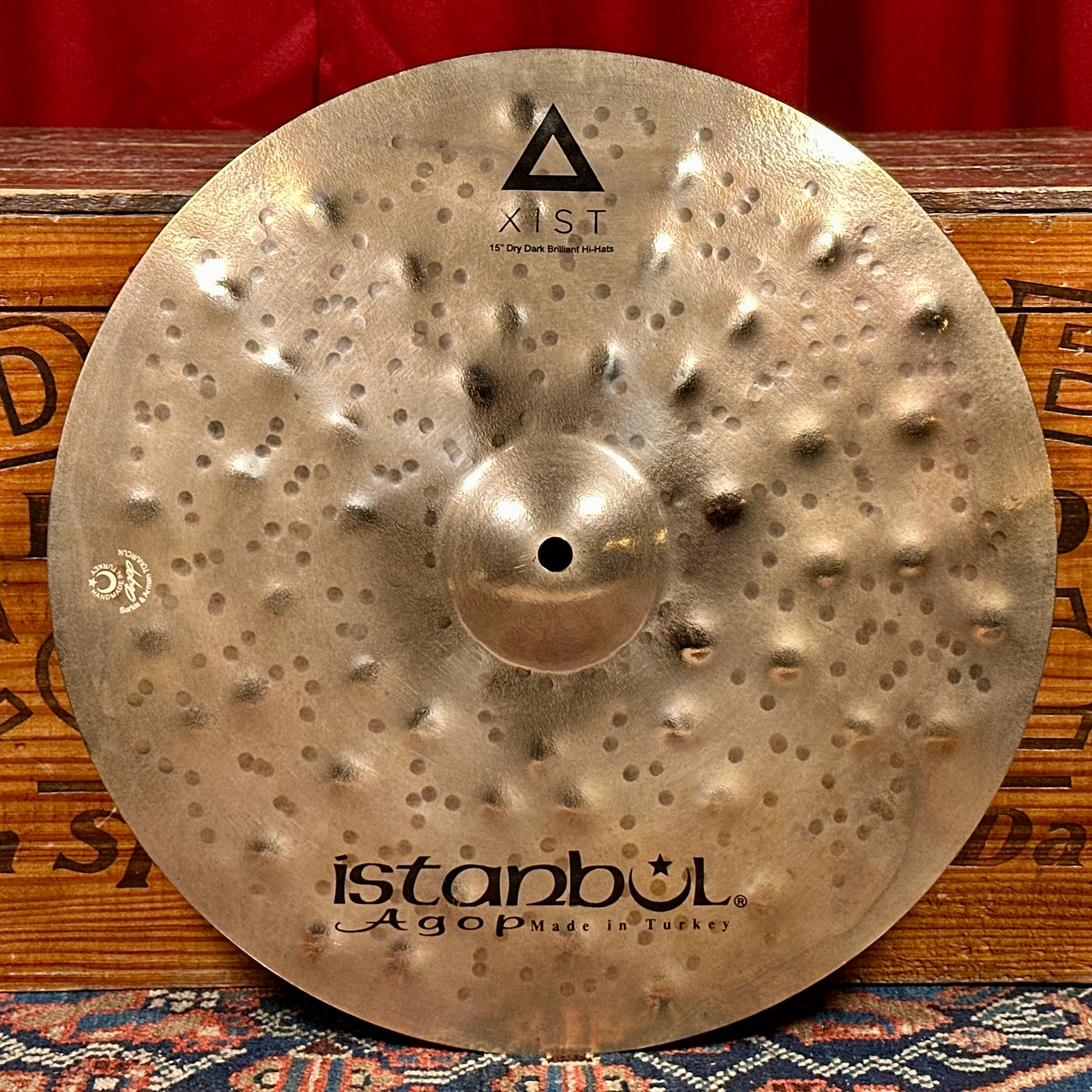 15" Istanbul Agop Xist Dry Dark Brilliant Hi-Hat Cymbal Pair 706g/1126g *Video Demo*