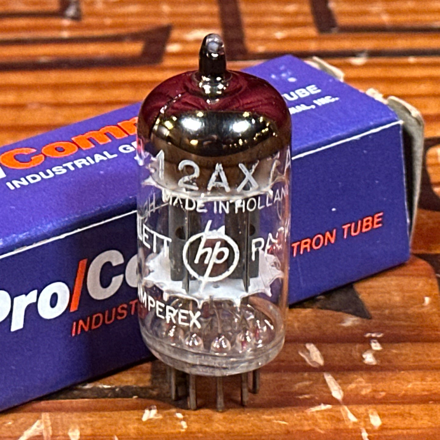 Vintage Hewlett Packard by Amperex 12AX7A Preamp Tube 12AX7 ECC83 Valve #283