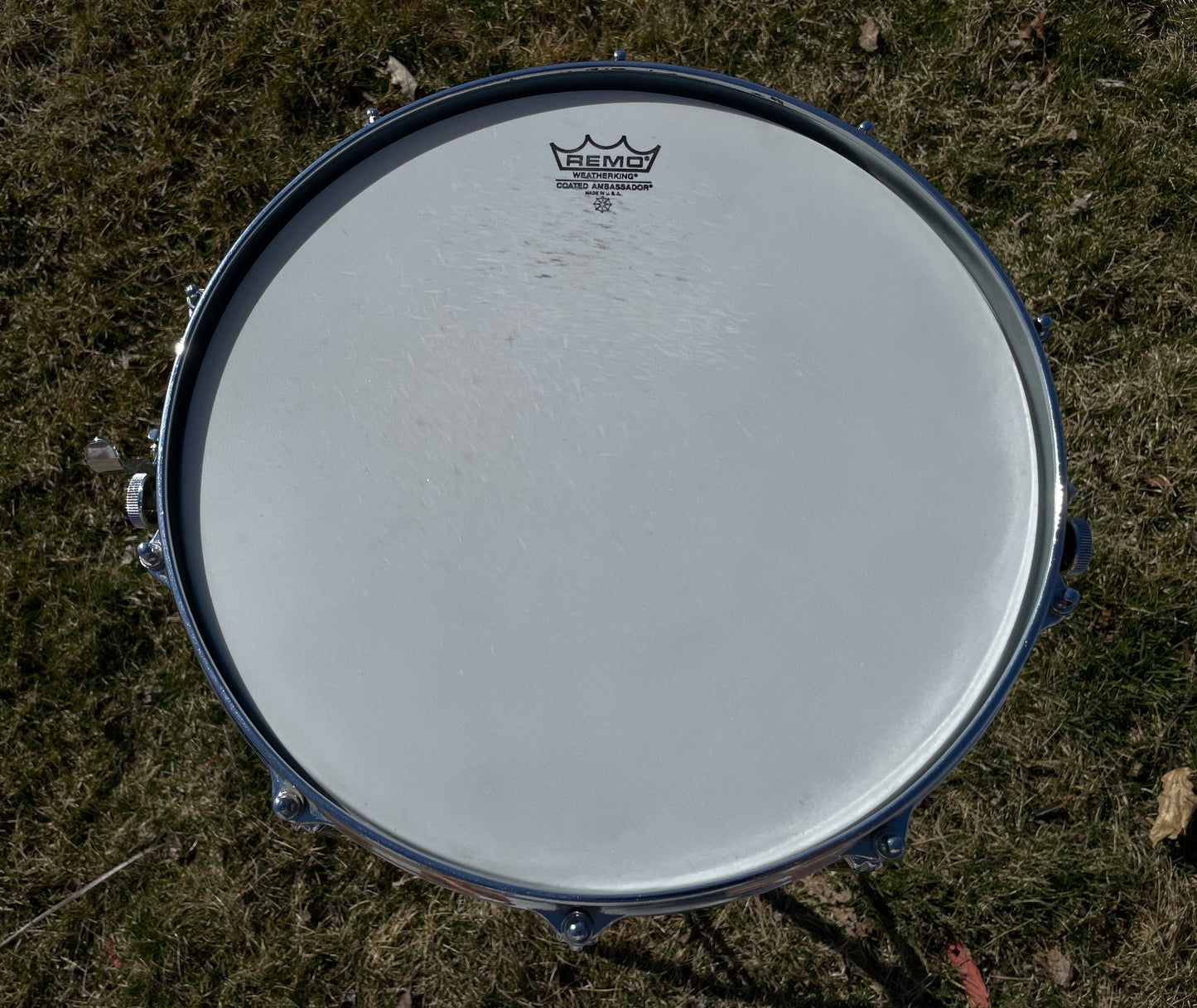 1980s Tama 5x14 No. 8005 Imperialstar King Beat Seamless Steel Snare Drum
