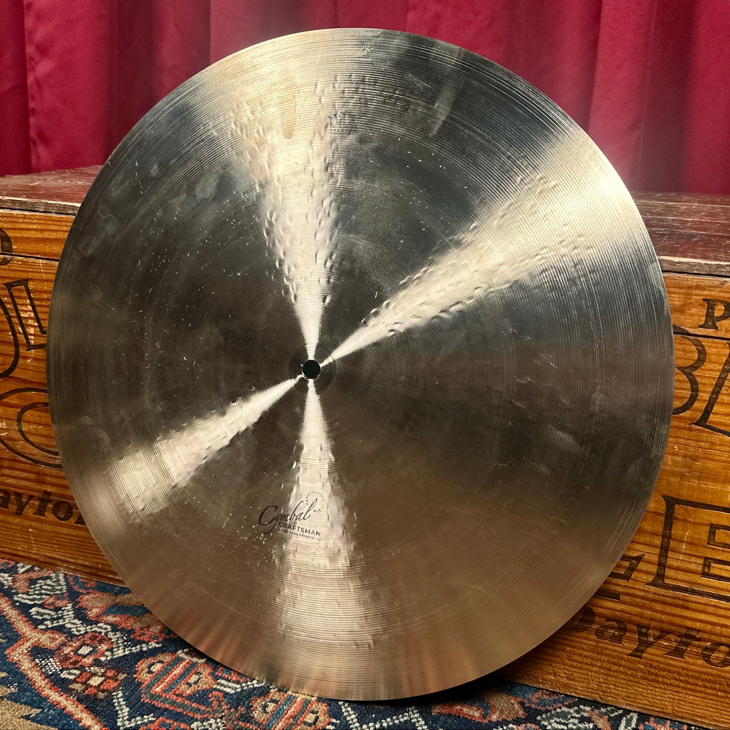 18" Cymbal Craftsman Bright Modern Roy Haynes Flat Ride Cymbal 1473g *Video Demo*