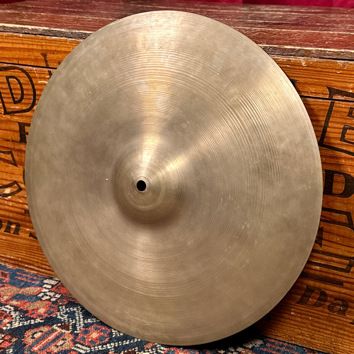 14" Zildjian A 1940s-50s Trans Stamp Crash / Hi-Hat Single Cymbal 594g