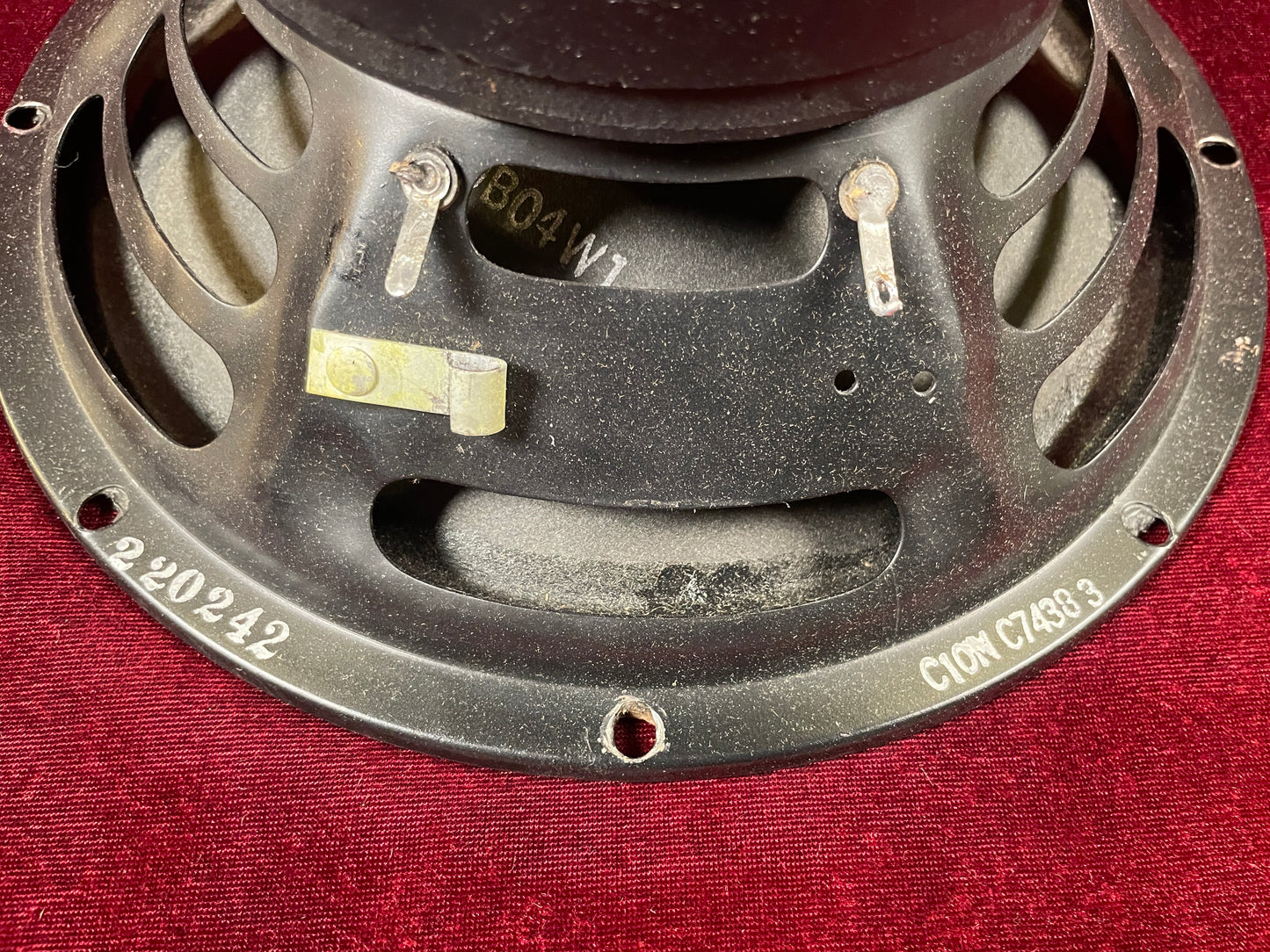 1962 Jensen 10" C10N Speaker 8 Ohms (Stock #1)
