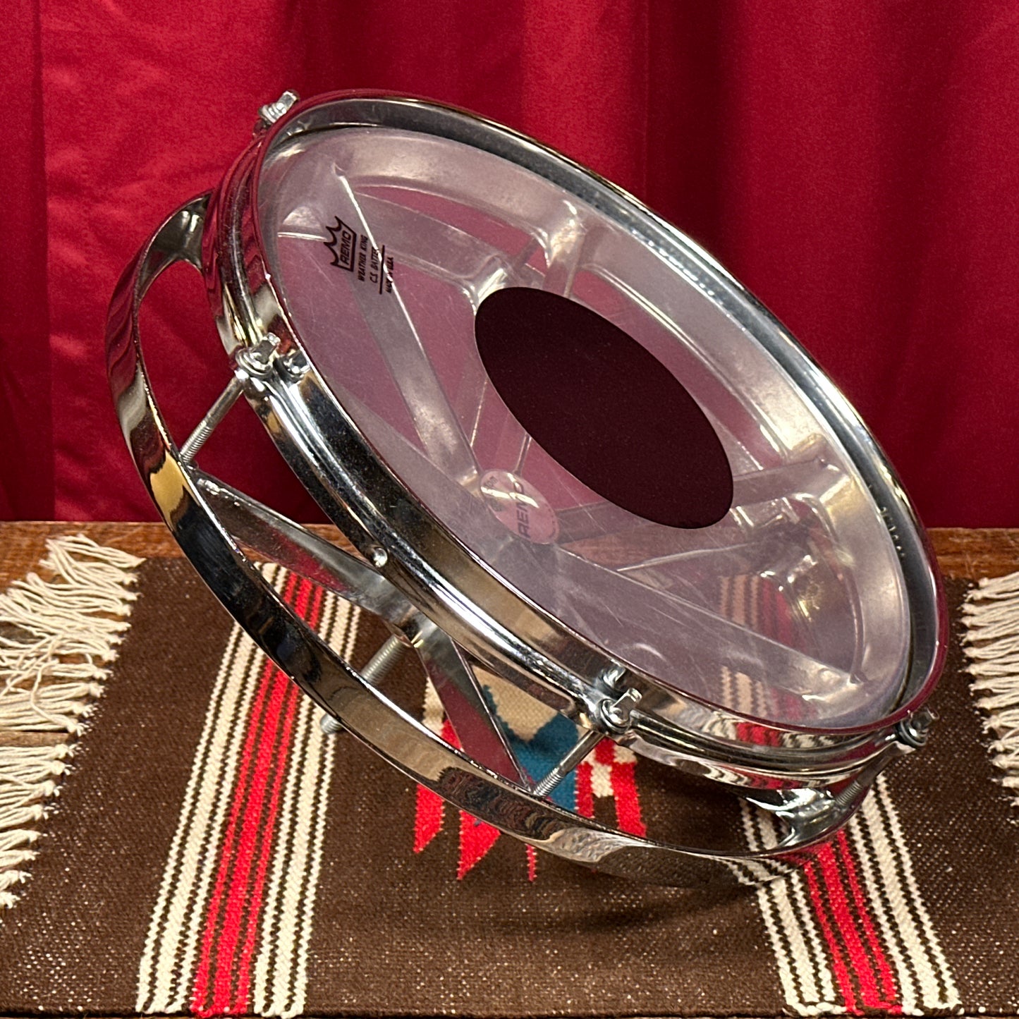 1970s Remo 12" Roto Tom Chrome Rototom Drum