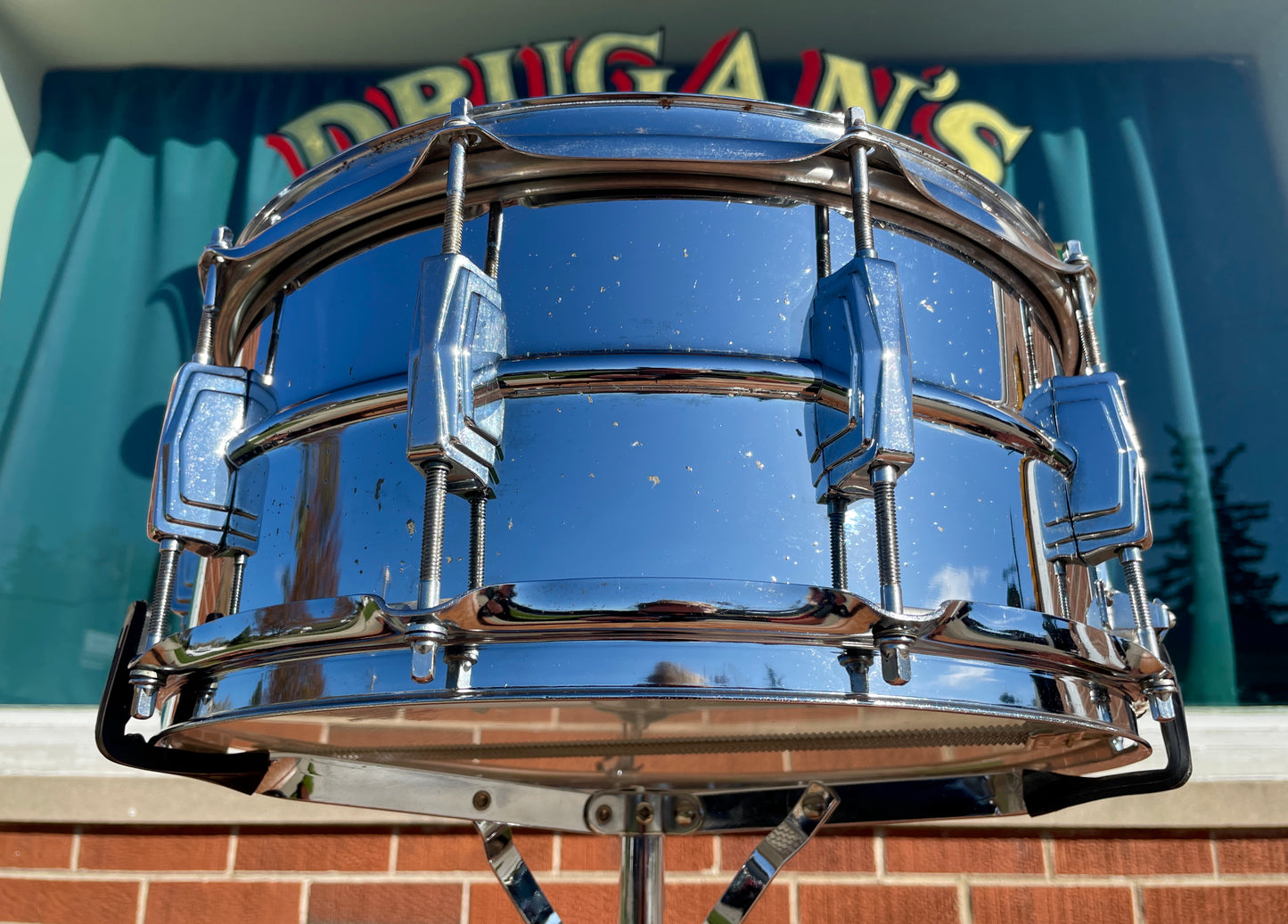 1970s Ludwig 6.5x14 LM402 Supraphonic Snare Drum