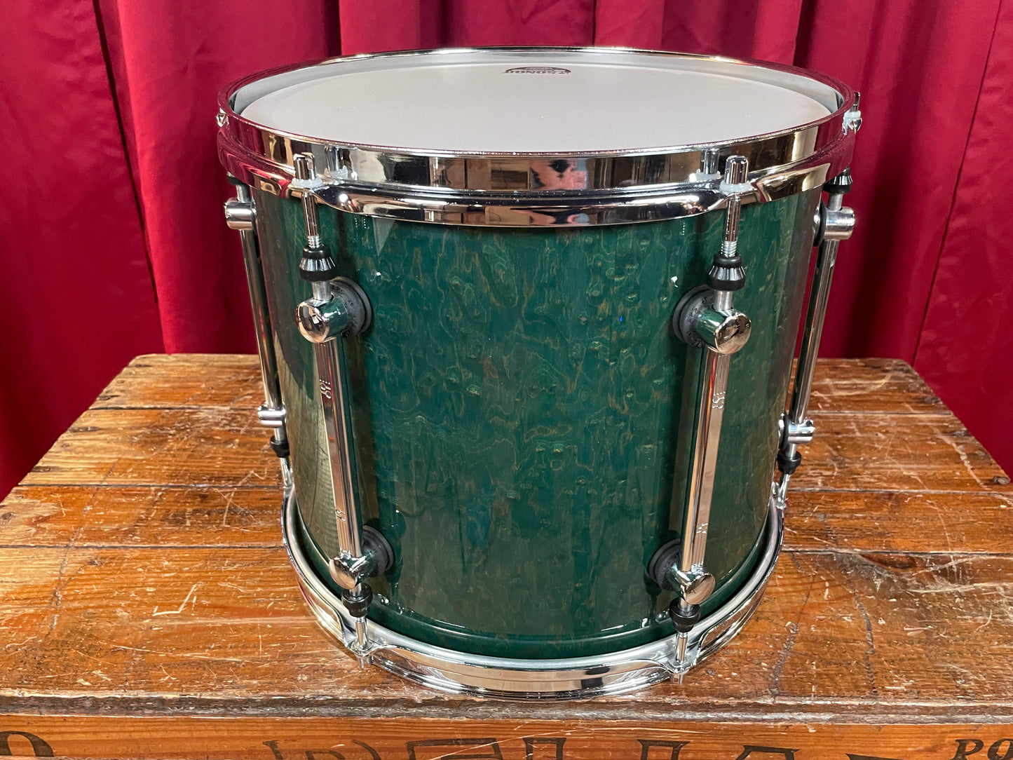 Sonor Designer Series 13" Maple Light Tom Single Stain Green 11x13 13x11