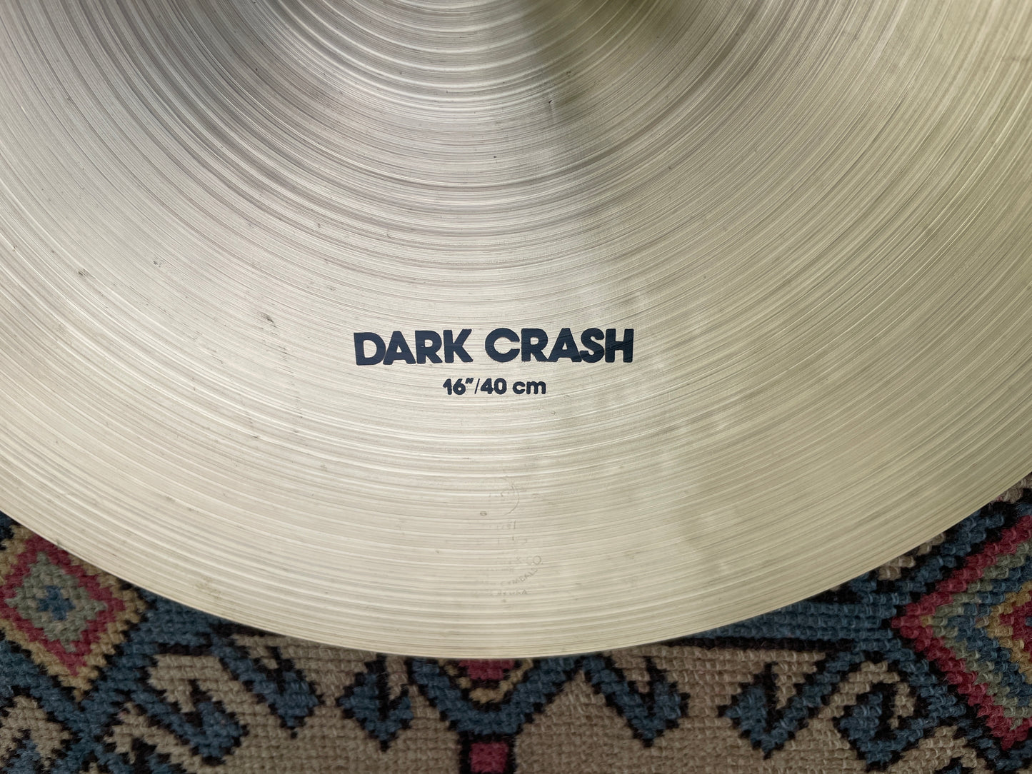 16" Zildjian K Dark Crash Cymbal 1184g IAK *Video Demo*