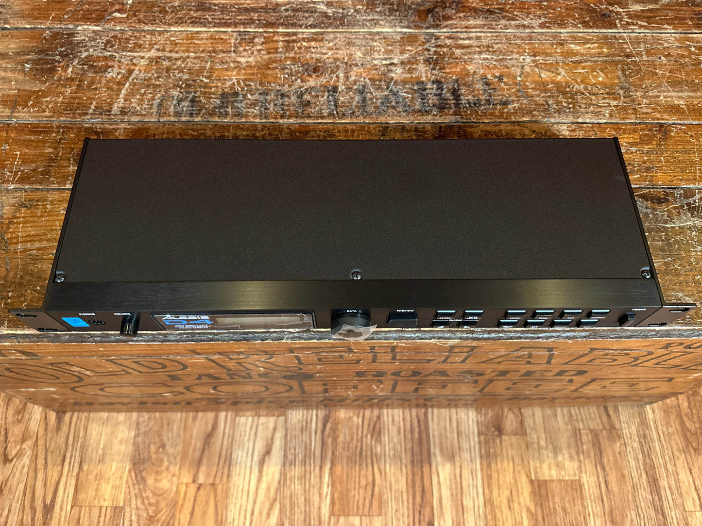 Alesis D4 16-Bit Stereo Drum Module Sample Rack w/ Power Supply