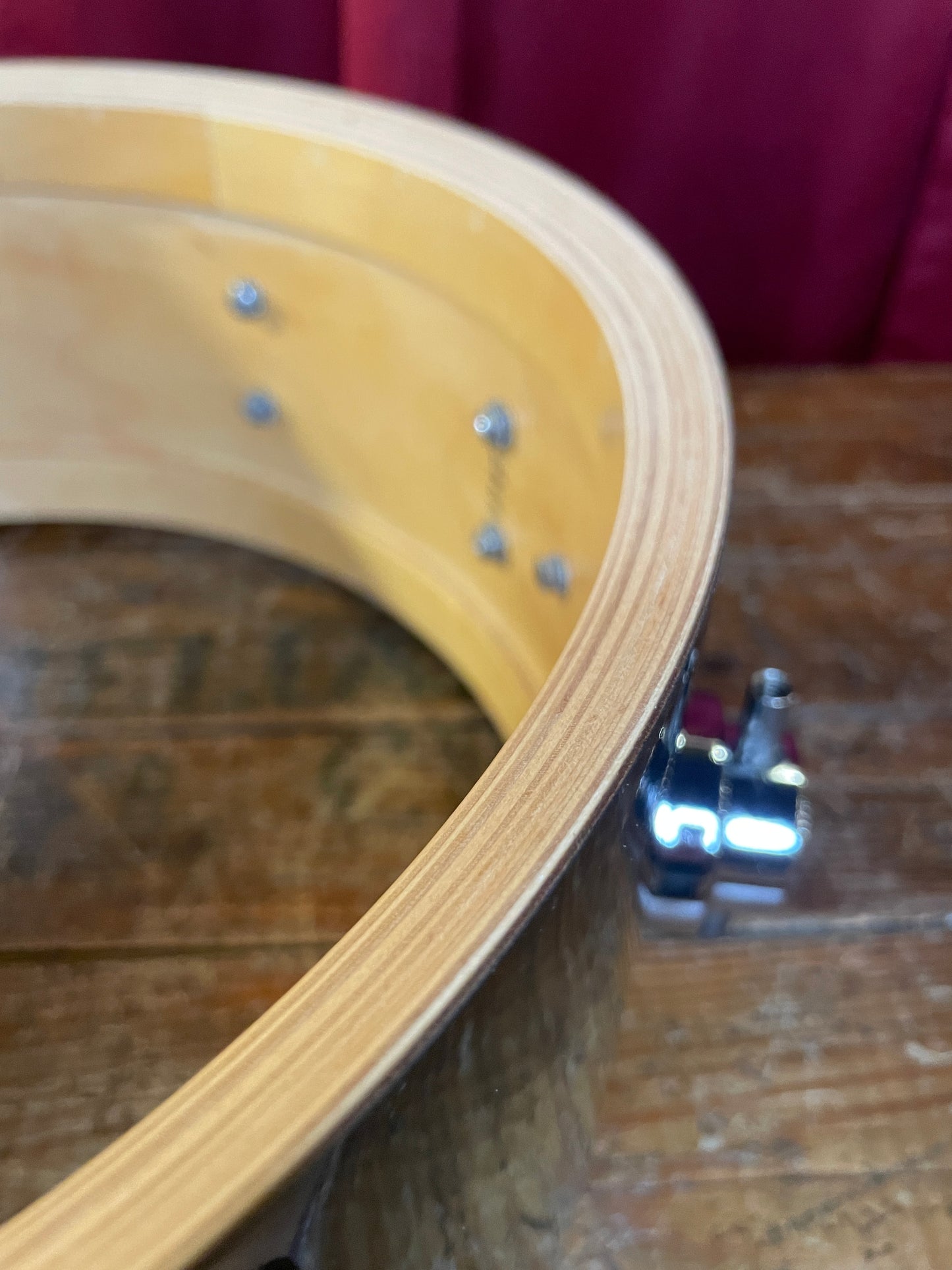 1980s DW Collector's Series 6x14 Snare Drum Black Drum Workshop Keller Shell