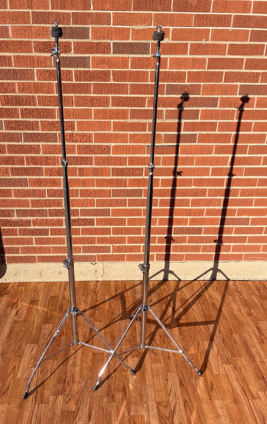 1970s Ludwig No. 1402 Atlas Straight Cymbal Stand Pair