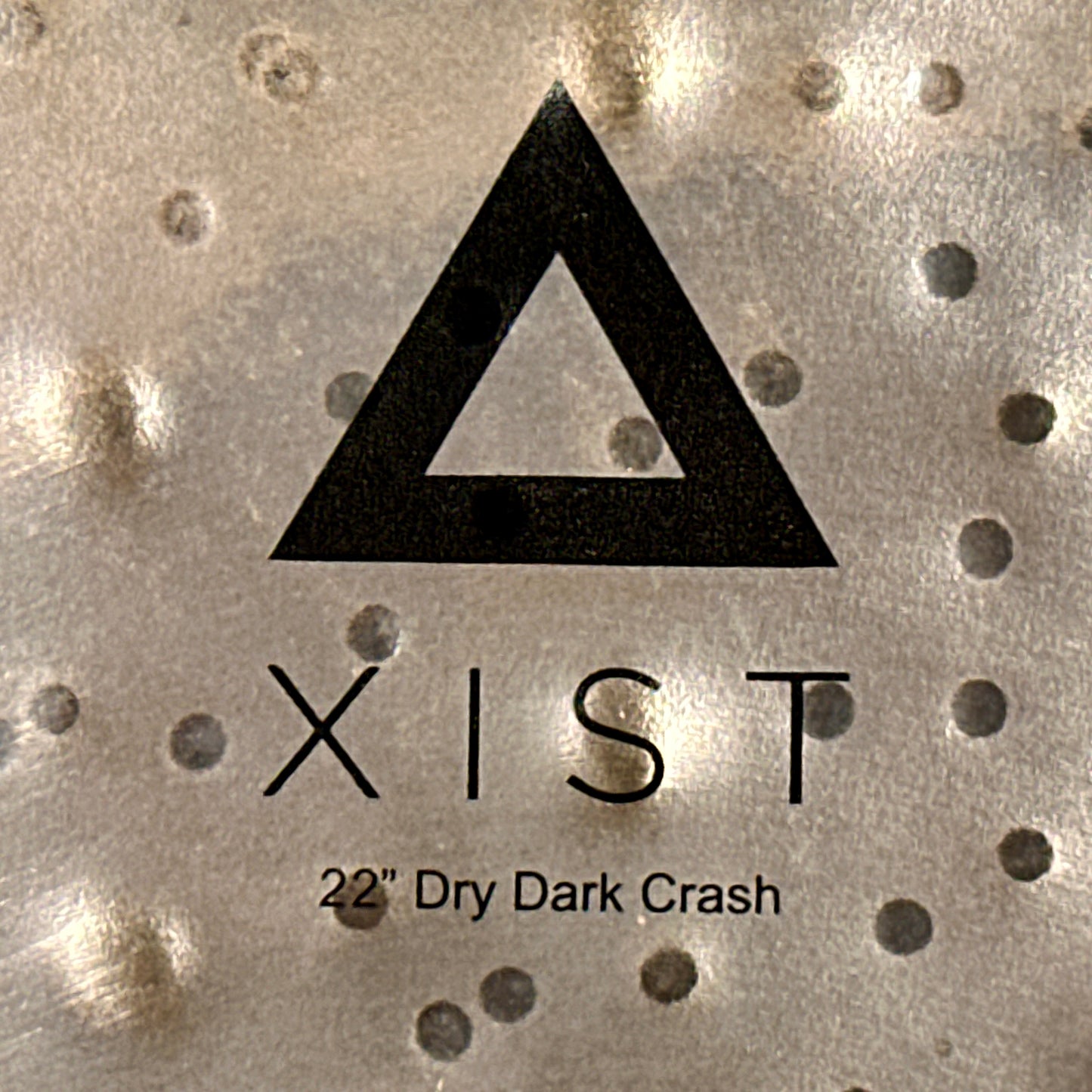 22" Istanbul Agop Xist Dry Dark Crash Cymbal 1684g *Video*