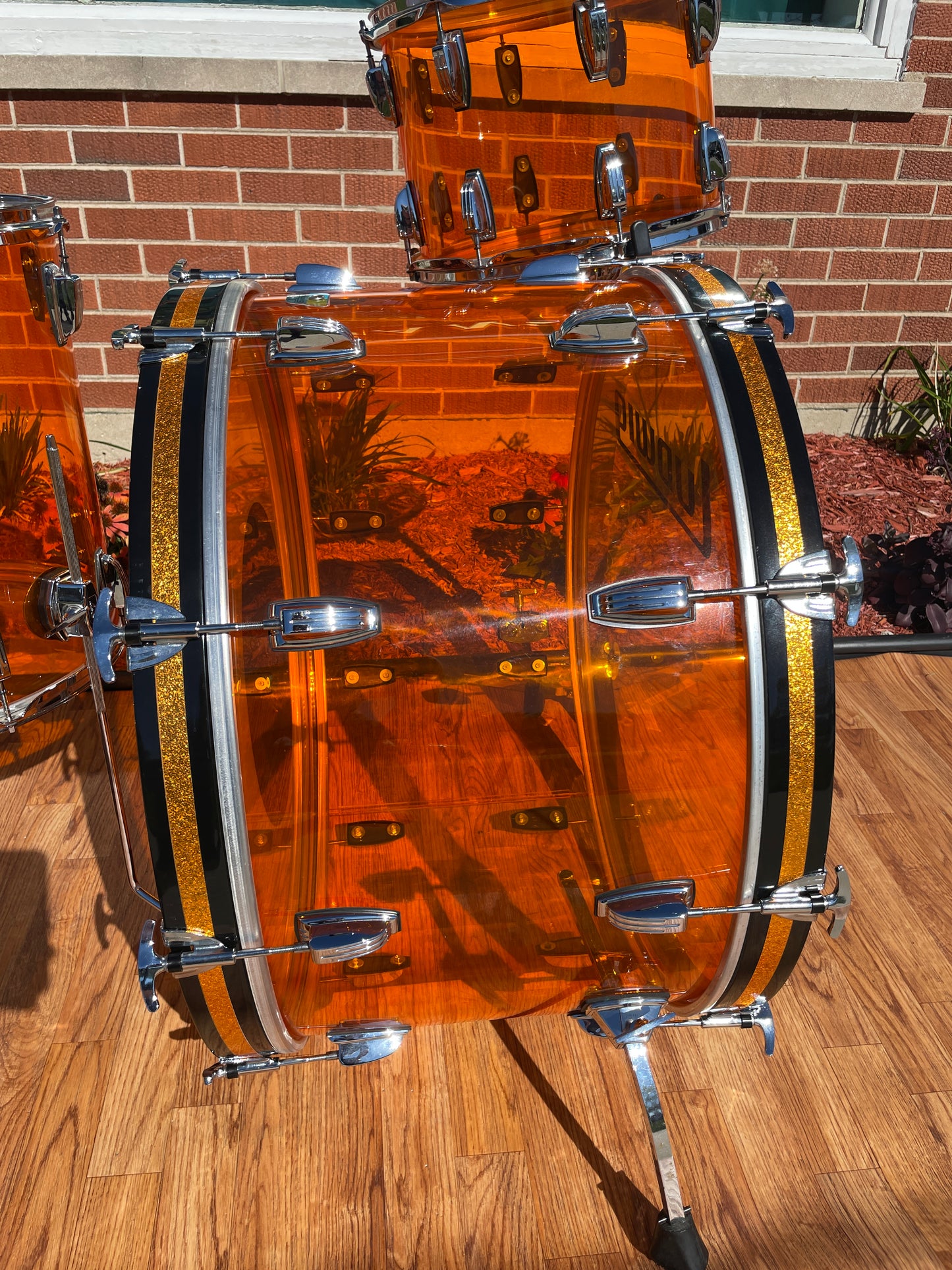 Ludwig Vistalite Reissue Zep Outfit Drum Set 26/14/16/18