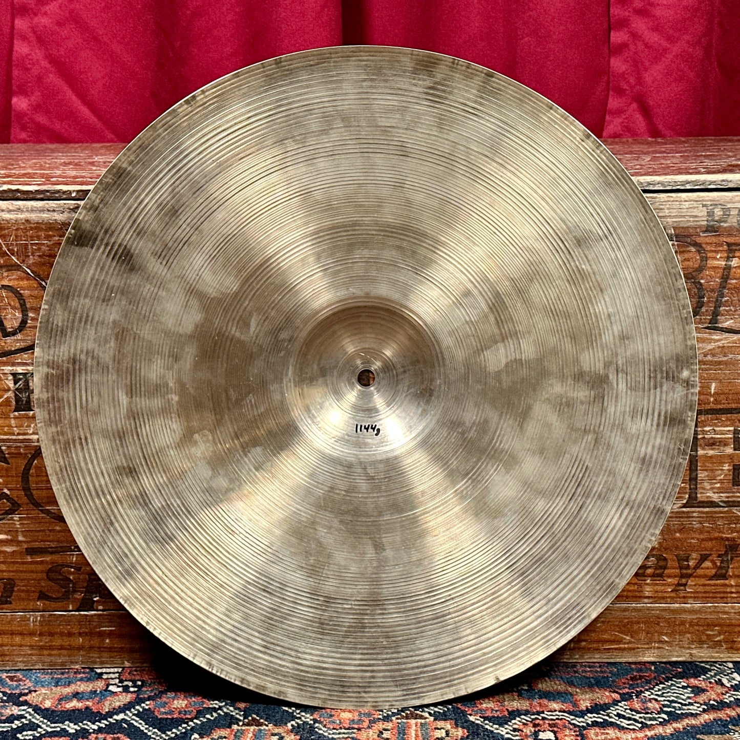 Rare 16" Zildjian A 1940s Trans Stamp Hi-Hat Cymbal Pair 1124g/1144g *Video Demo*