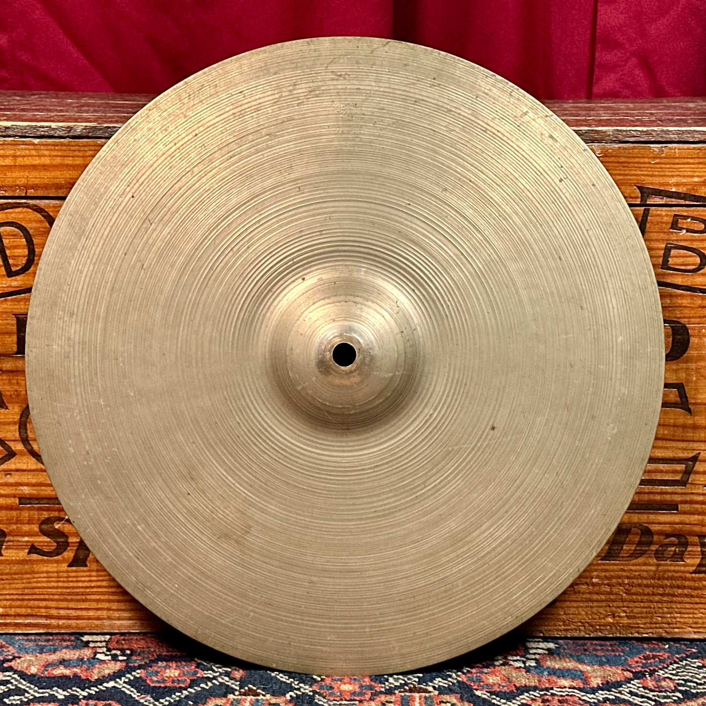 15" Zildjian A 1940s-50s Trans Stamp/Small Stamp Hi-Hat Cymbal Pair 874g/910g *Video Demo*
