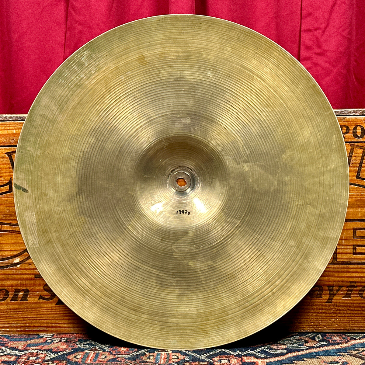 18" Zildjian A 1950s Small Stamp Crash Ride Cymbal 1392g*Video*