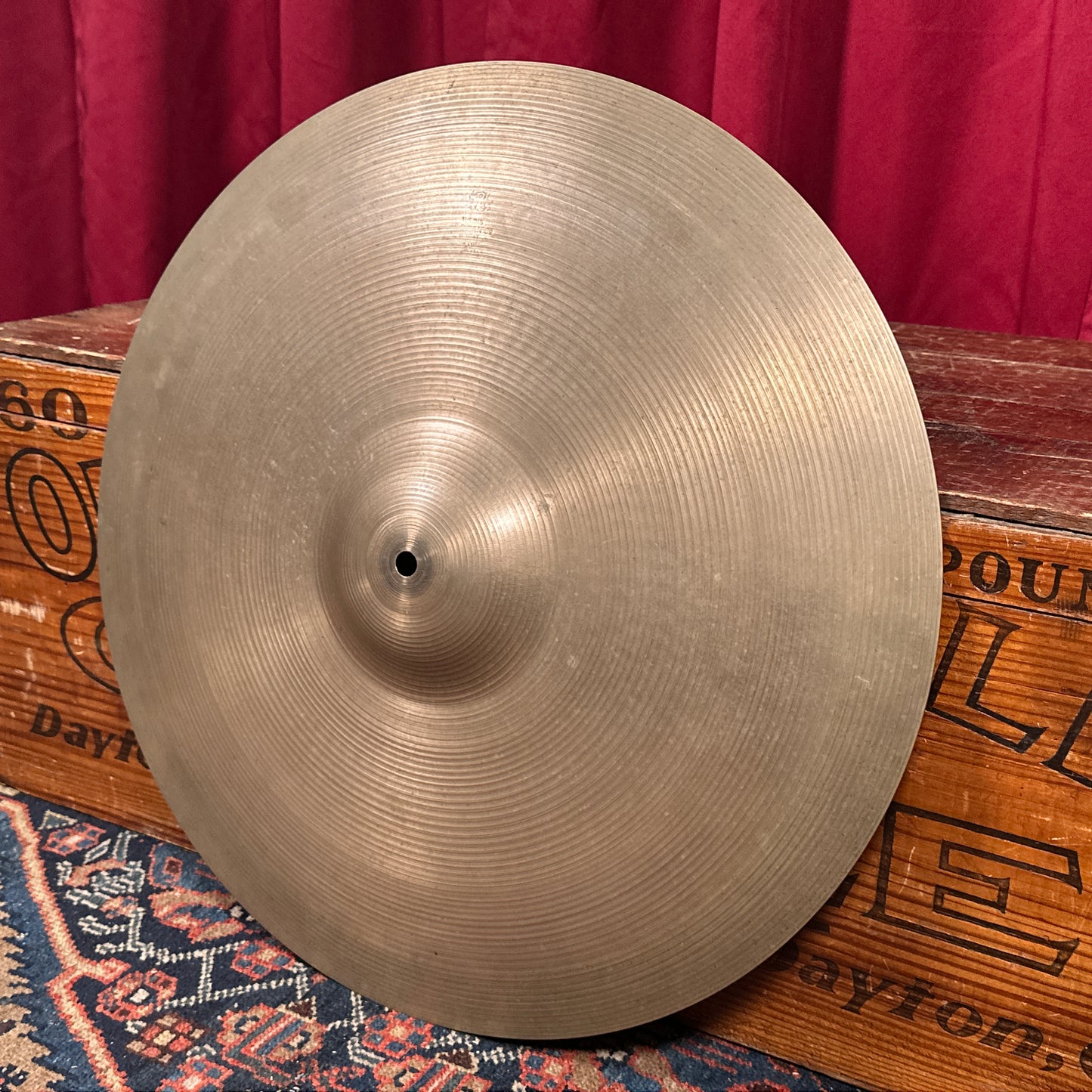 Unique and Rare 20" Zildjian A 1960s-1970s Crash Ride Cymbal 1802g *Video Demo*