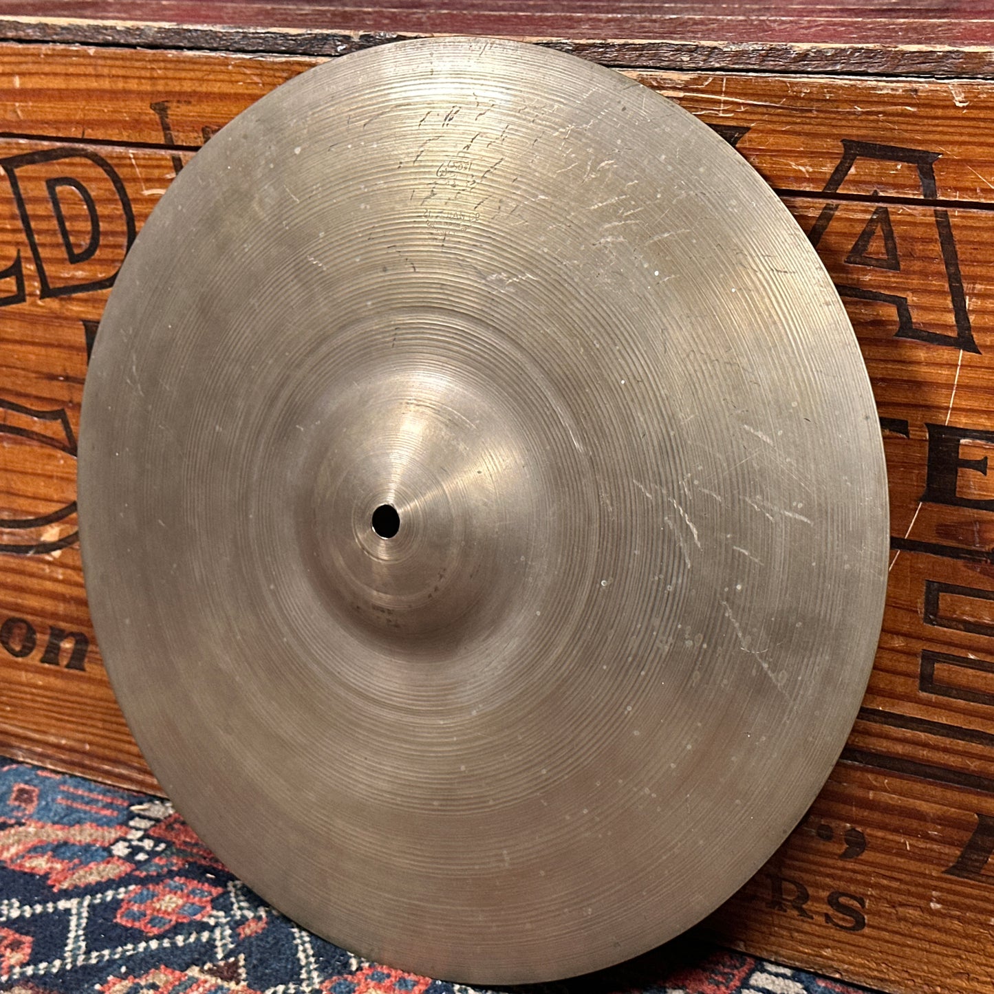 13" Zildjian A 1940s-50s Trans Stamp Hi-Hat Cymbal Pair 486g/512g *Video Demo*