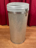 Vintage 1960s Ludwig Canister Throne Silver Sparkle