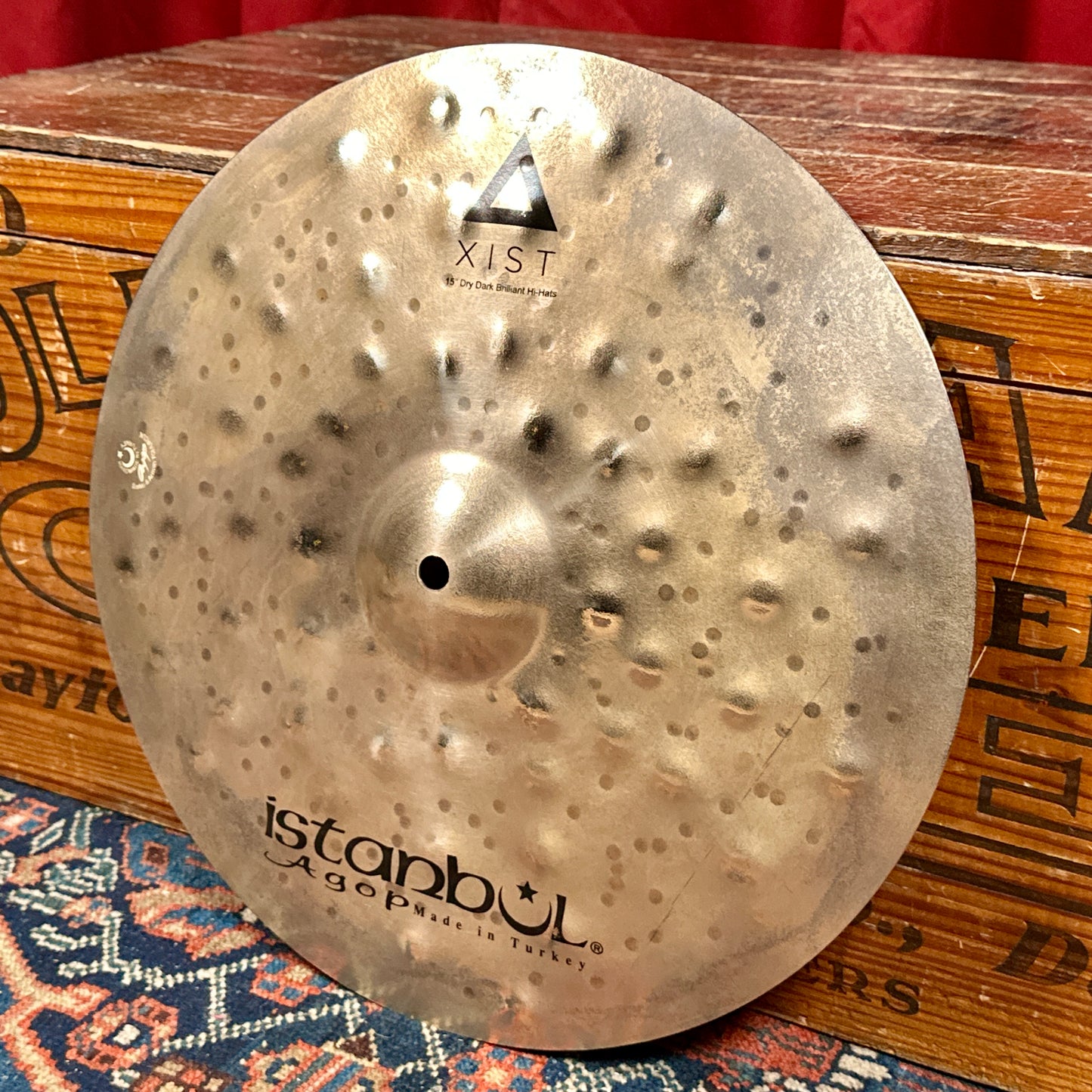 15" Istanbul Agop Xist Dry Dark Brilliant Hi-Hat Cymbal Pair 676g/1142g *Video Demo*