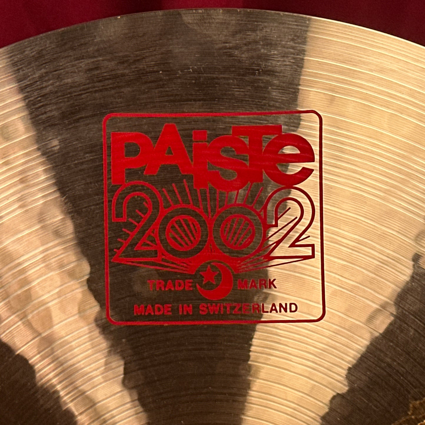 18" Paiste 2002 Medium Crash Cymbal 1580g *Video Demo*