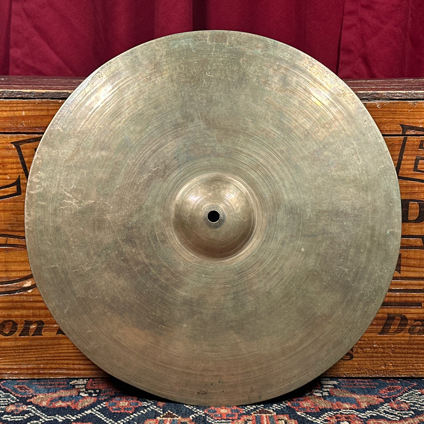 16" K. Zildjian Constantinople 1910-1925 Trap Ride Cymbal 1430g *Video Demo*