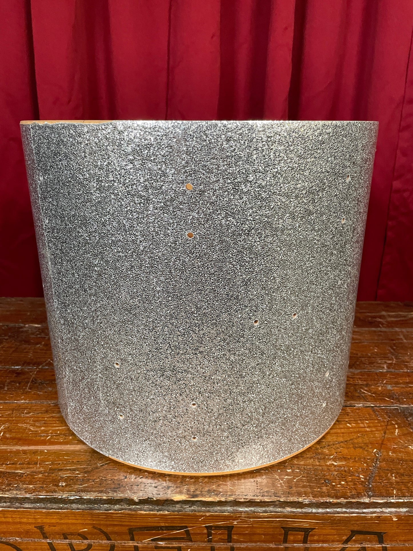 2006 DW Collector's Series 12x14 Tom Drum Shell Only Silver Sparkle Drum Workshop