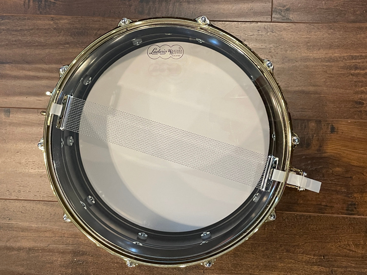 Ludwig 5x14 Tube Lug Black Beauty Snare Drum w/ Brass Hardware LB416BT