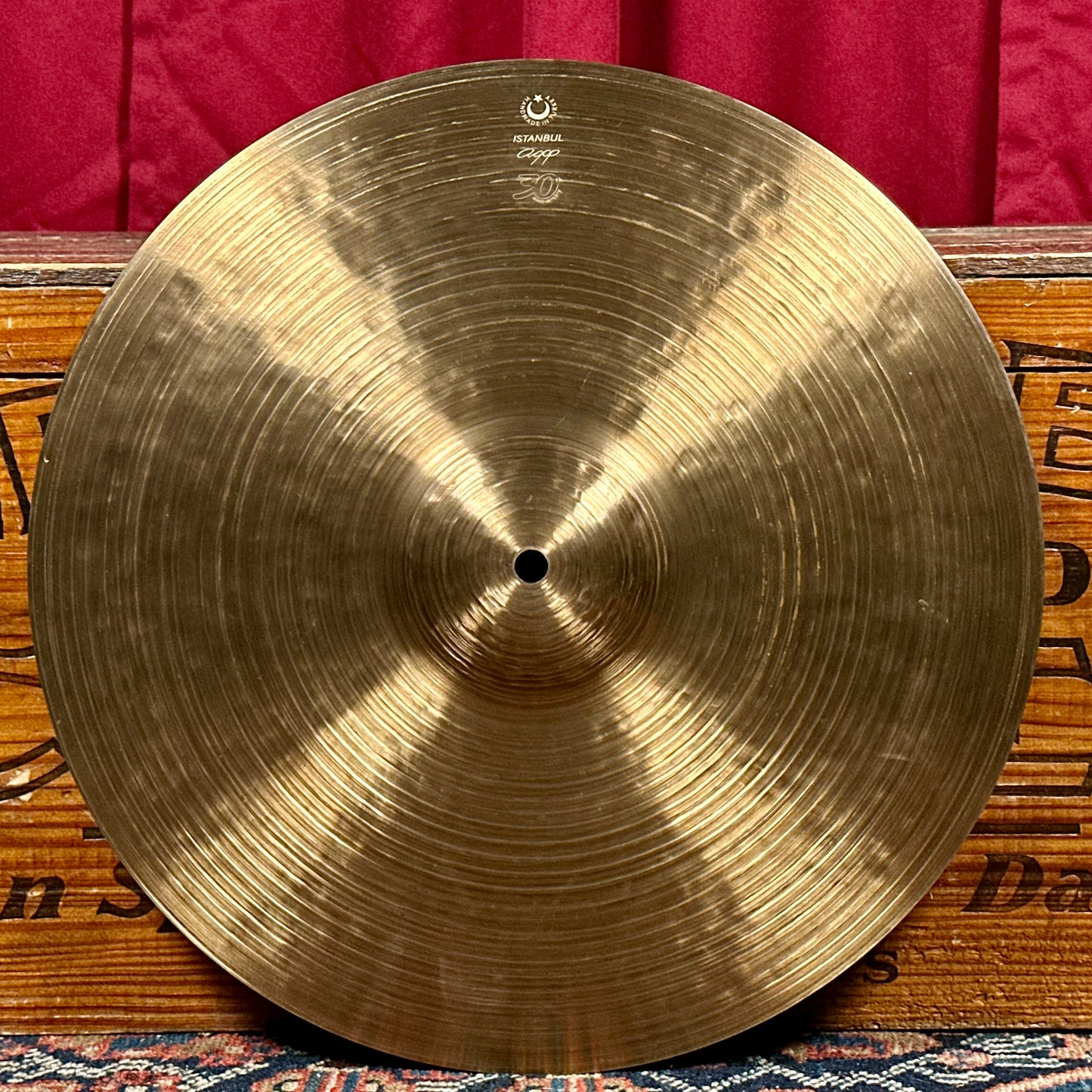 16" Istanbul Agop 30th Anniversary Hi-Hat Cymbal Pair 1074g/1264g *Video*