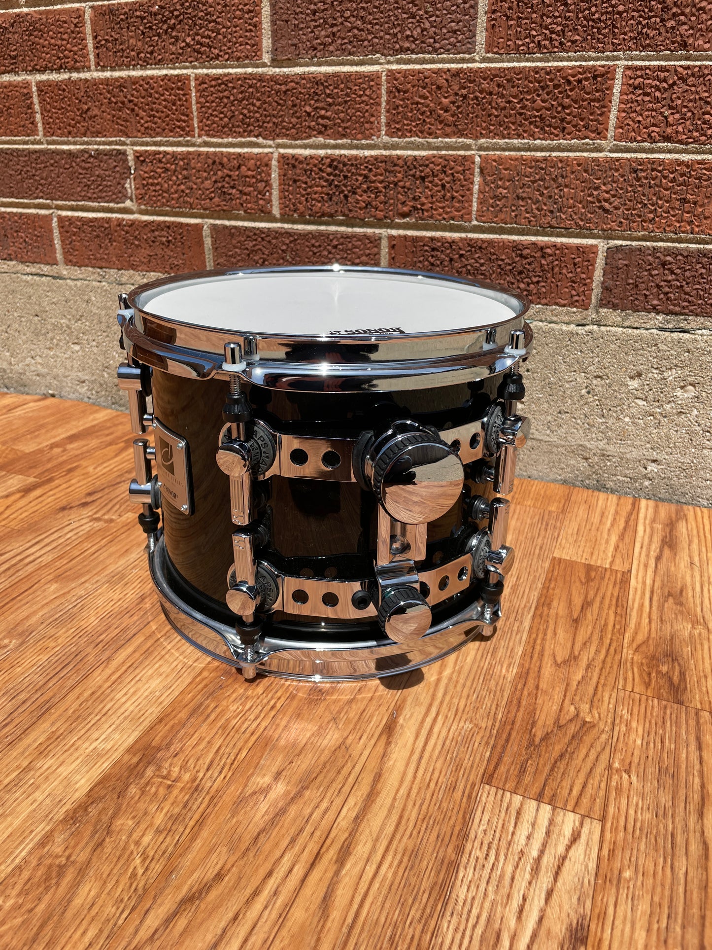 Sonor Designer Series 10" Maple Light Tom Drum Stain Black 10x8 8x10