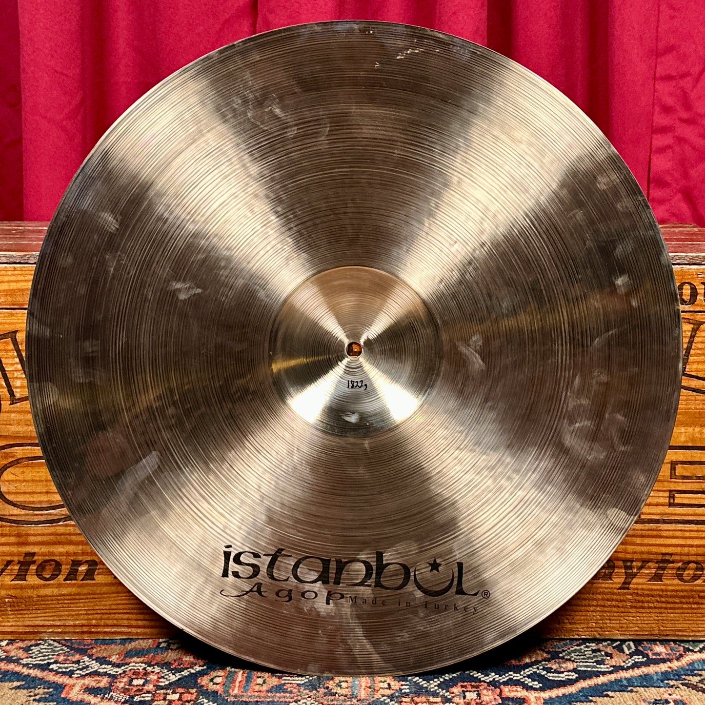 20" Istanbul Agop Xist Natural Crash Cymbal 1822g *Video Demo*