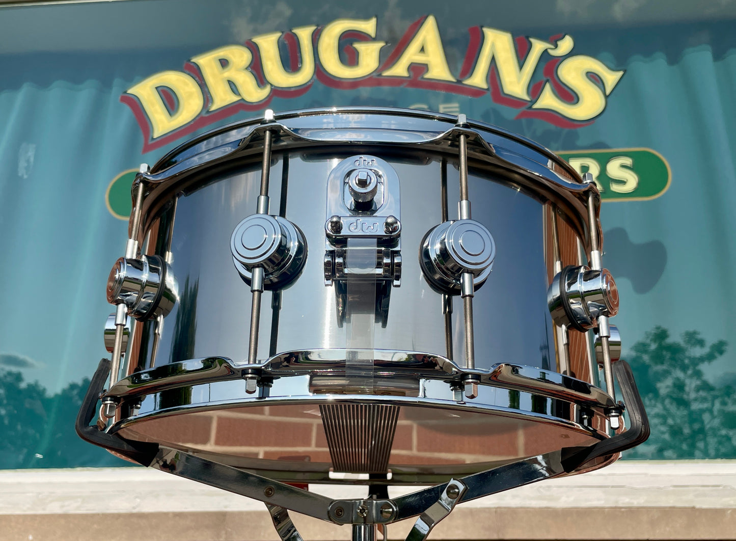DW Collector's Series 6.5X14 Stainless Steel Snare Drum DRVL6514SPC