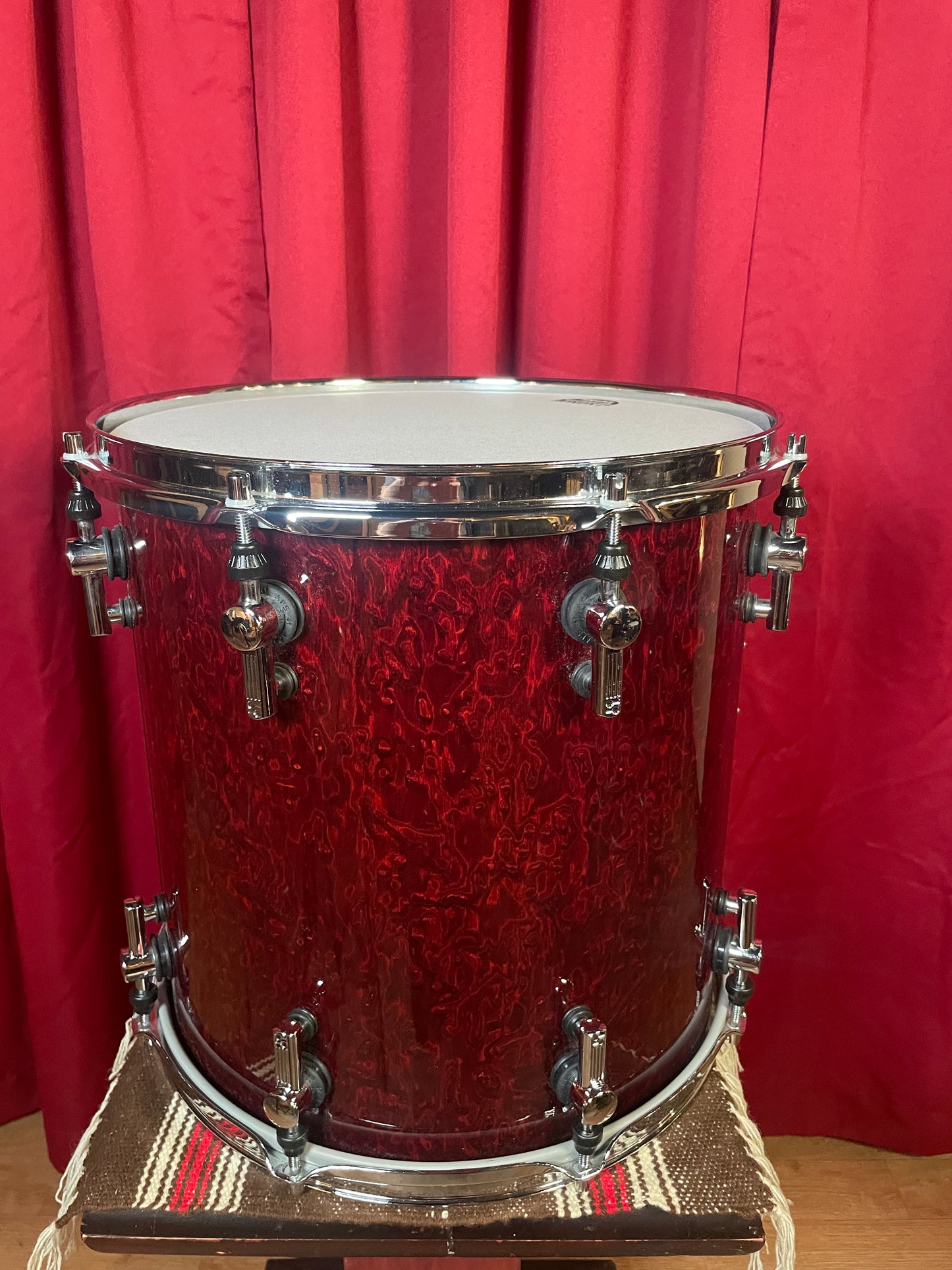 Sonor Designer Series 14" Maple Light Floor Tom Single Stain Red 14x14