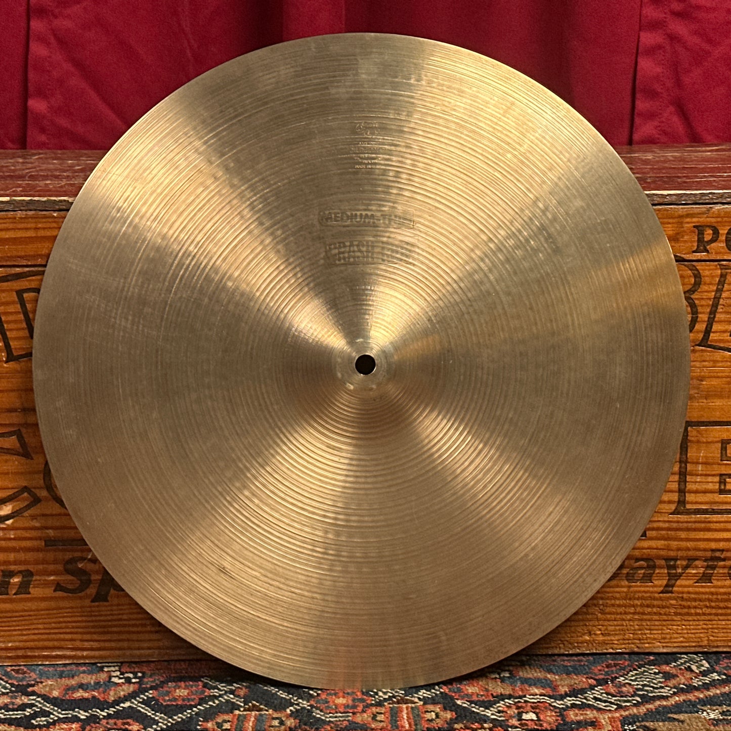 17" Zildjian A 1970s Medium Thin Crash Ride Cymbal 1219g *Video Demo*