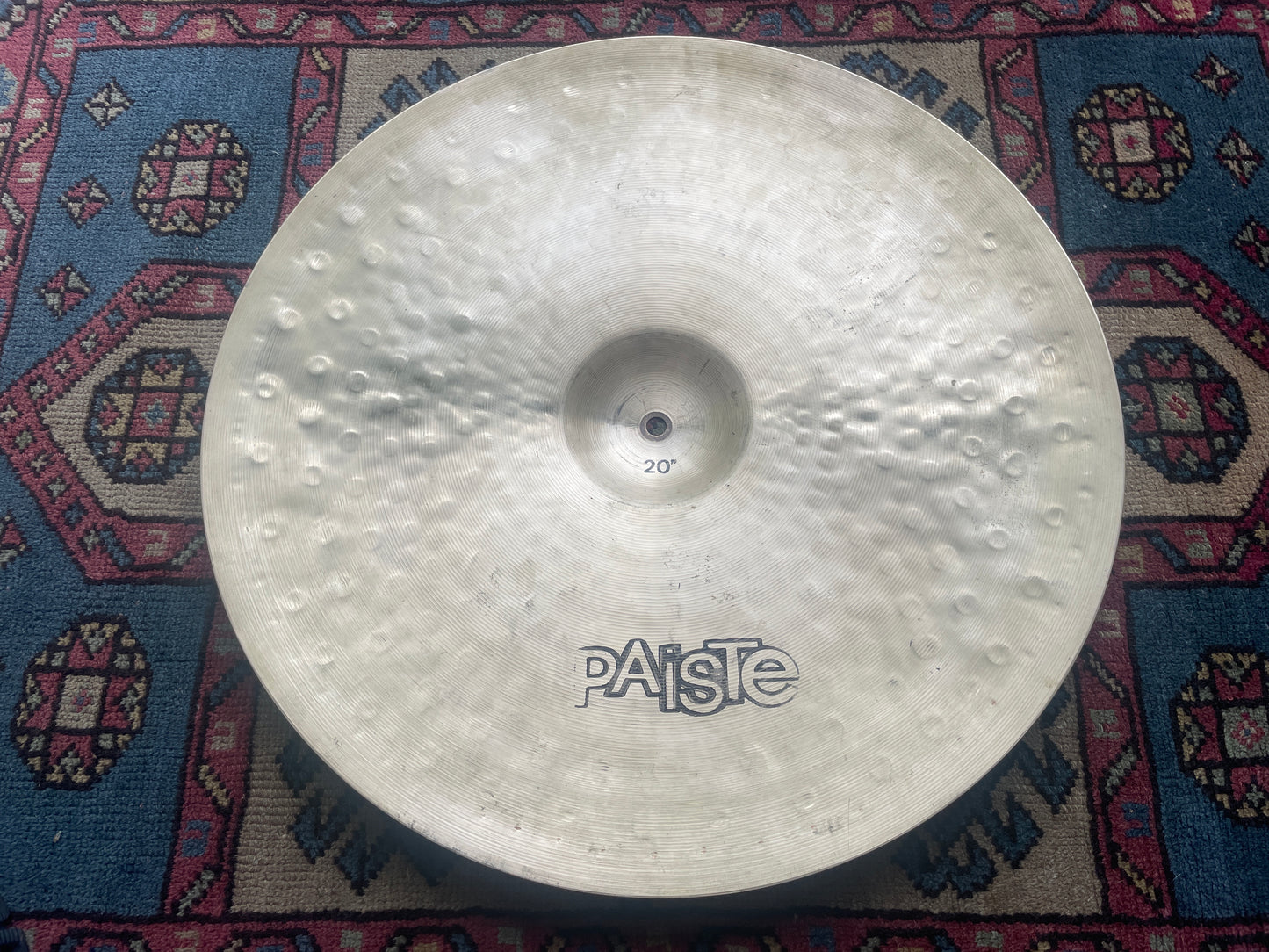 1978 20" Paiste Sound Creation Dark Ride Cymbal Black Label 2582g *Video Demo*