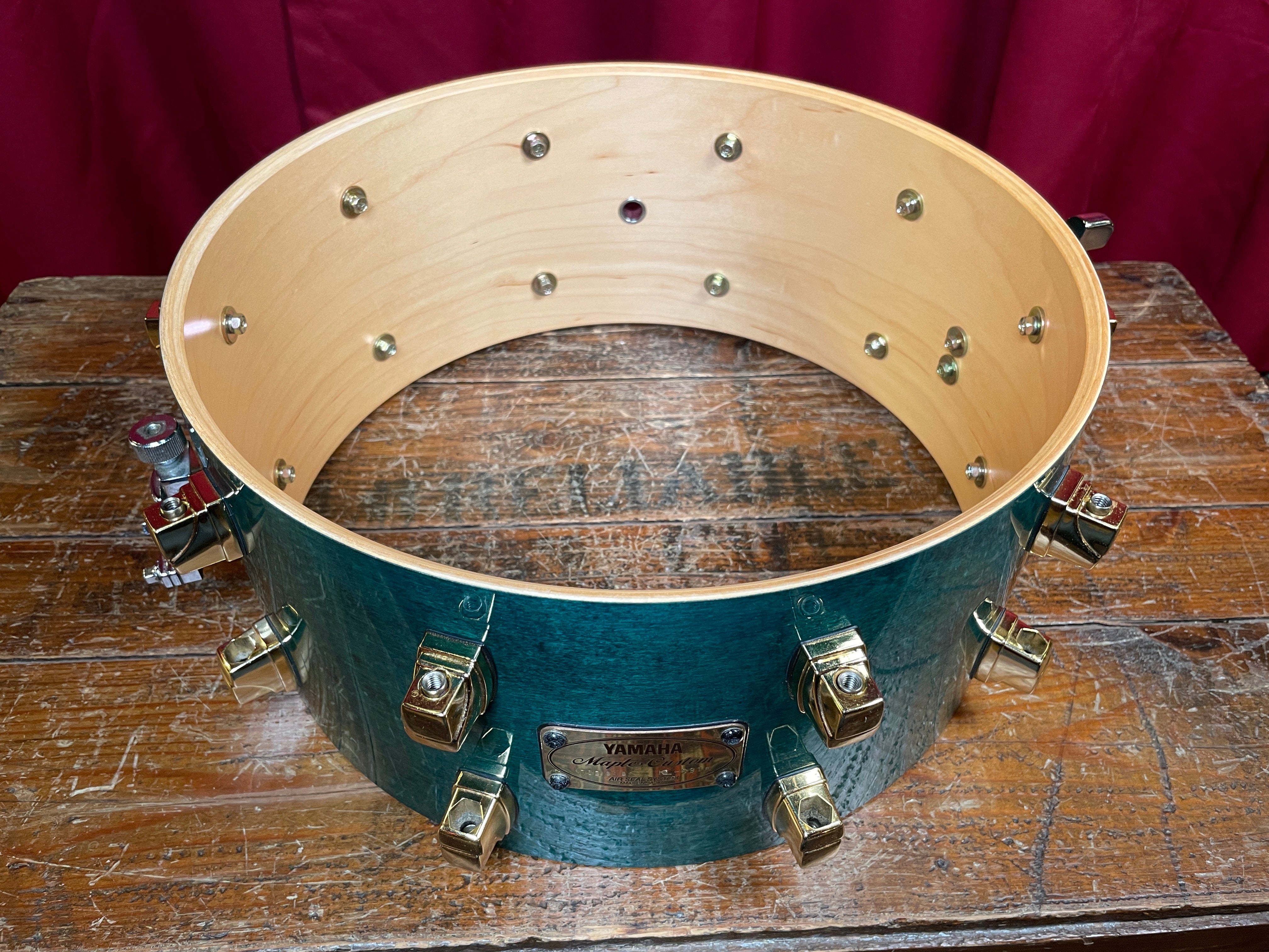 Yamaha maple custom turquoise discount