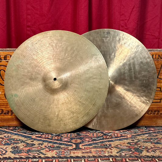 16" K. Zildjian Istanbul 1960s New Stamp Hi-Hat Cymbal Pair 1280g/1310g *Video Demo*