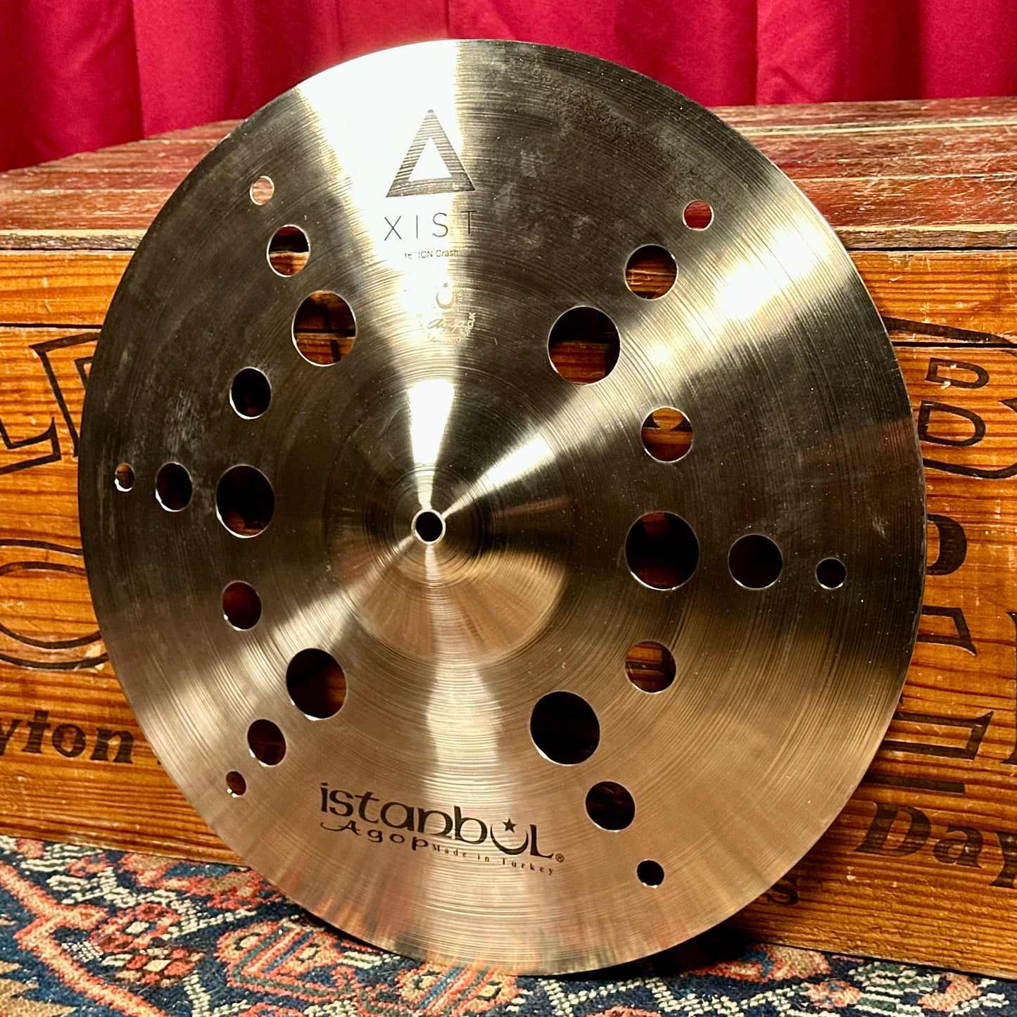 16" Istanbul Agop Xist Ion Crash Cymbal 964g *Video*