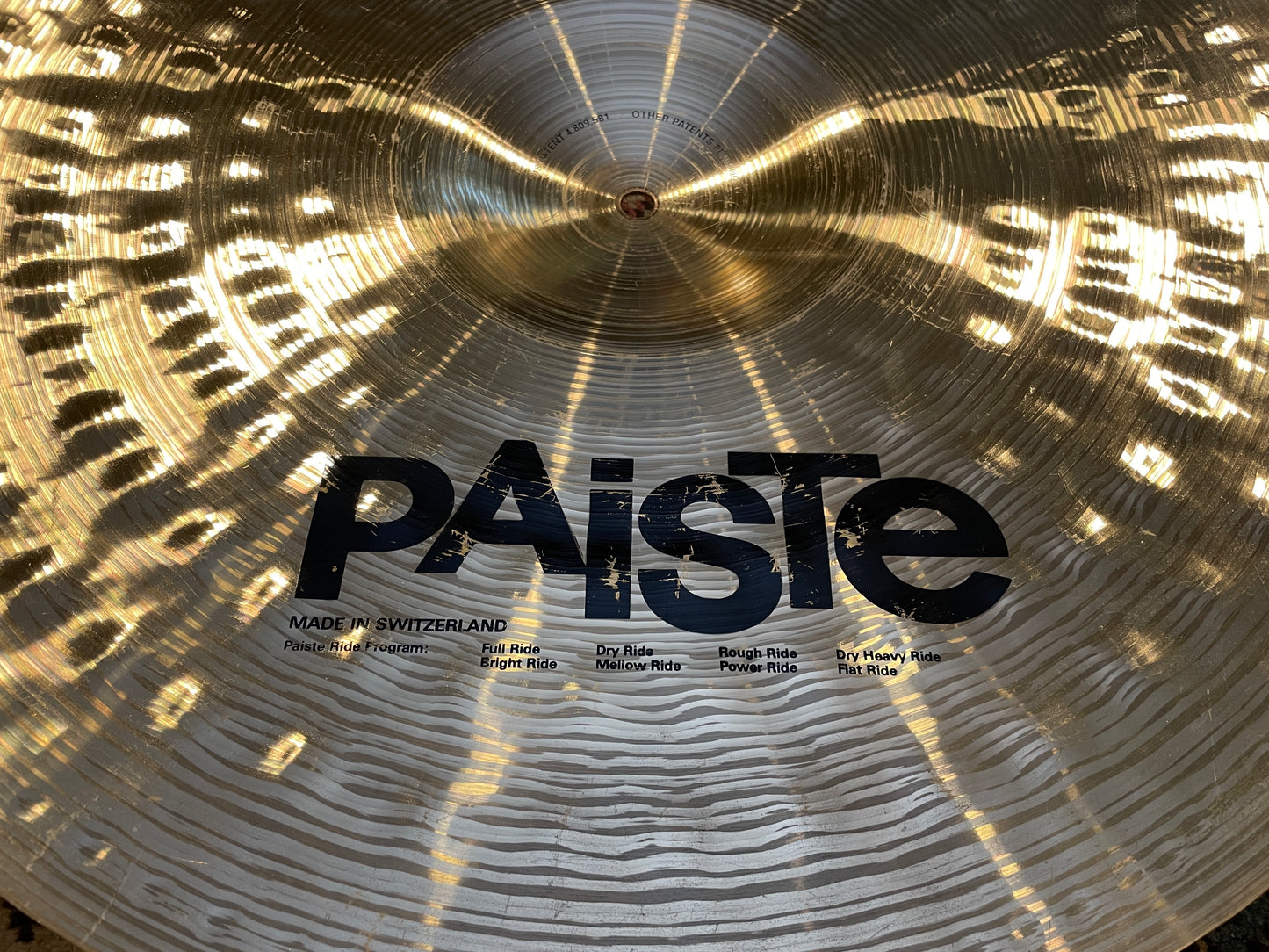 22" Paiste Signature Power Ride Cymbal 3872g
