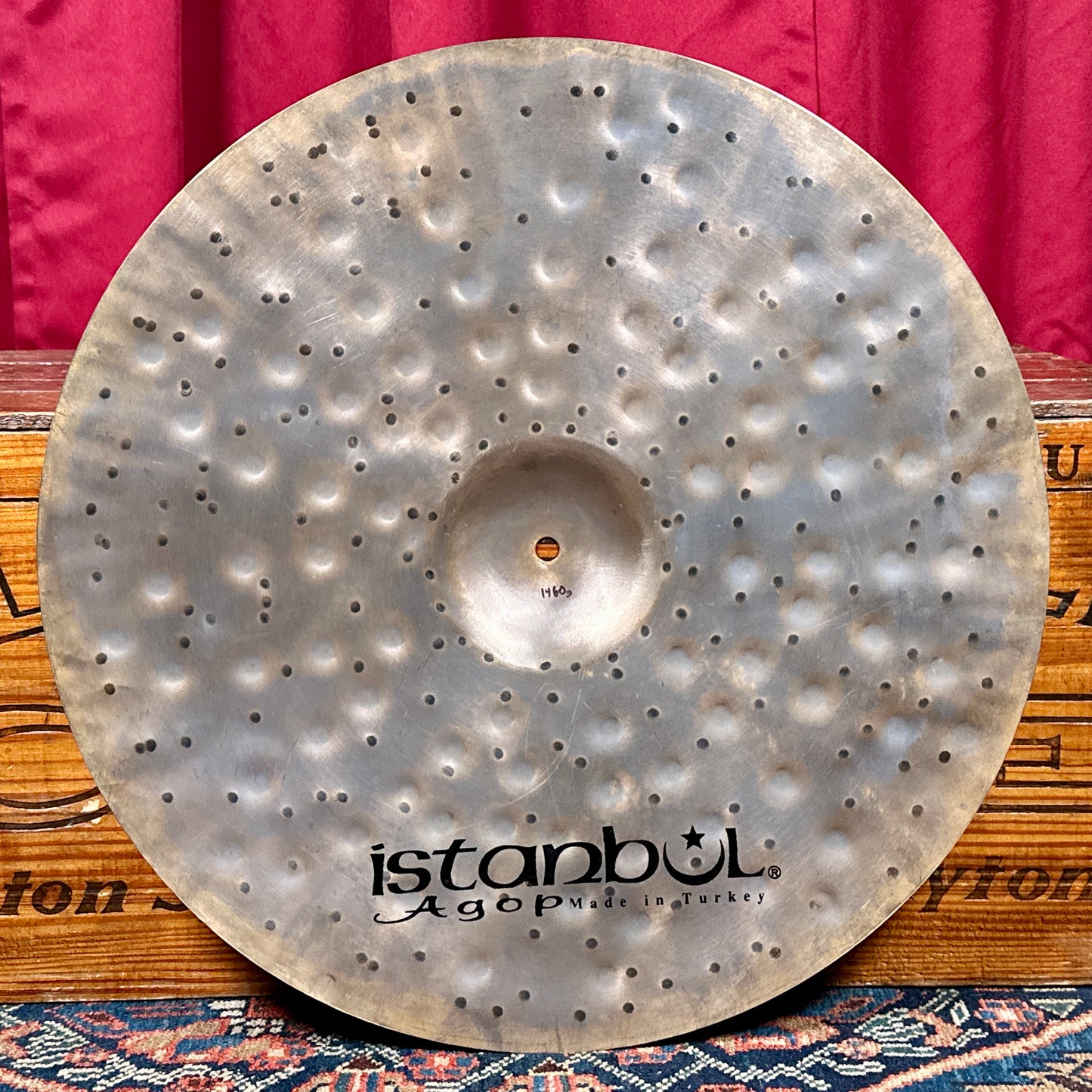 20" Istanbul Agop Xist Dry Dark Crash Cymbal 1460g *Video Demo*