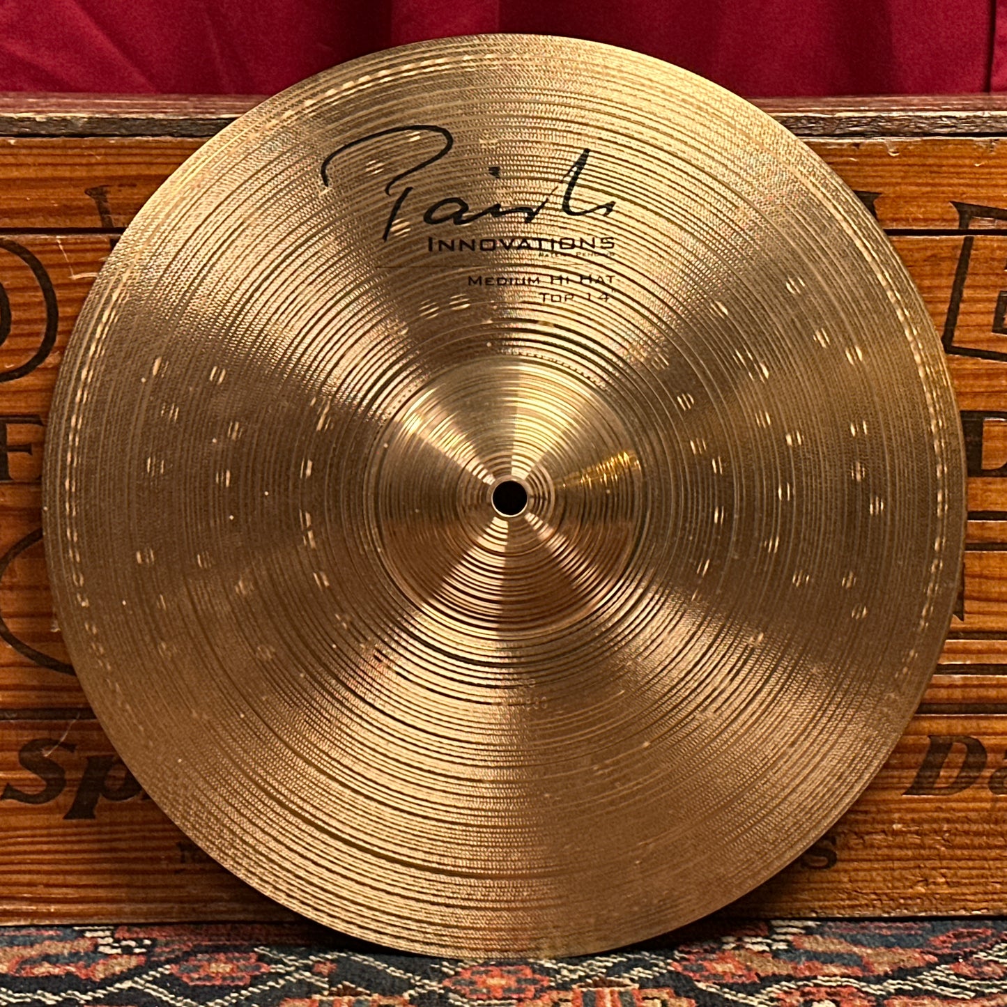 Rare 14" Paiste Innovations Medium Hi-Hat Cymbal Pair 854g/1290g *Video Demo*