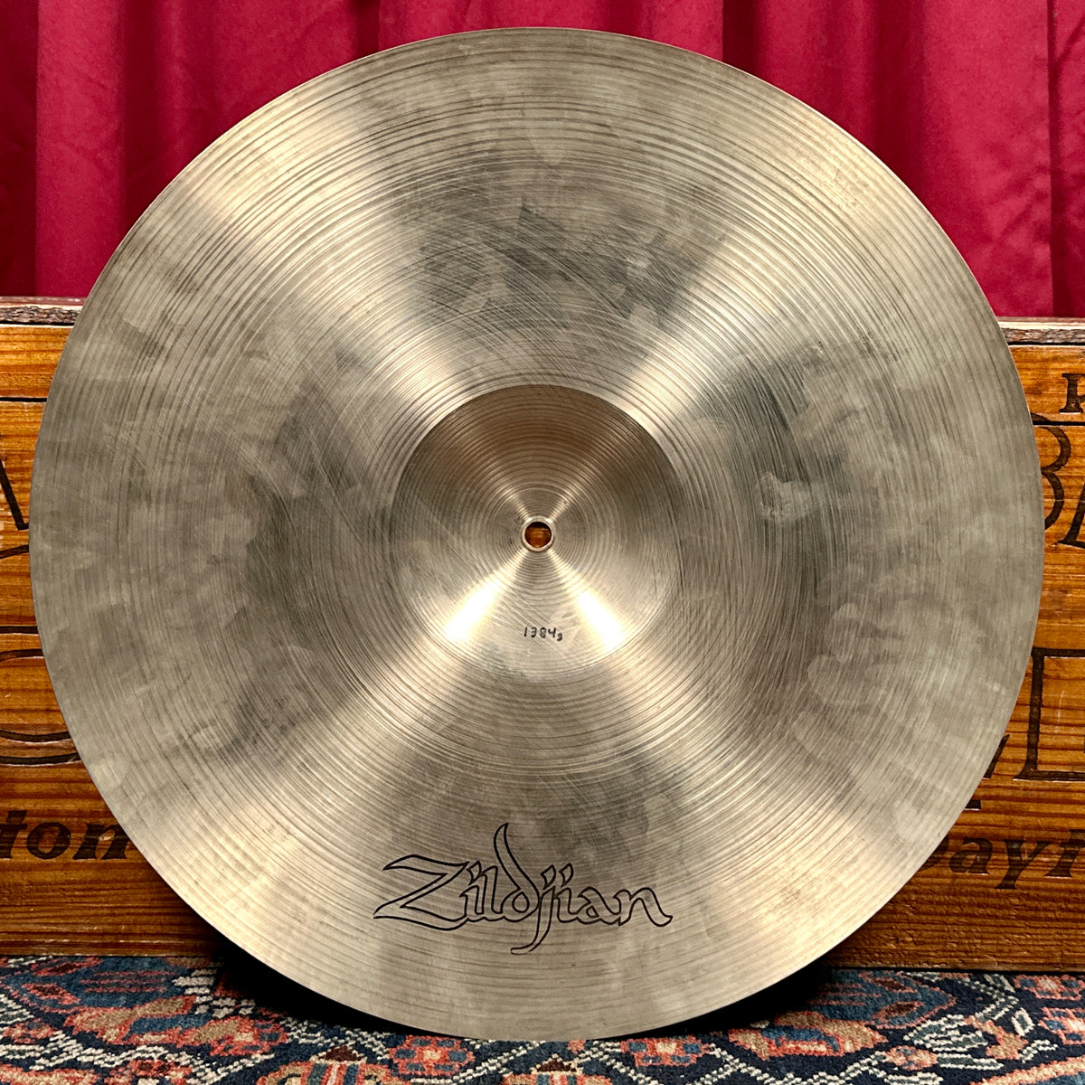 18" Zildjian A 1970s-1980s Hollow Logo Medium Thin Crash 1384g *Video*