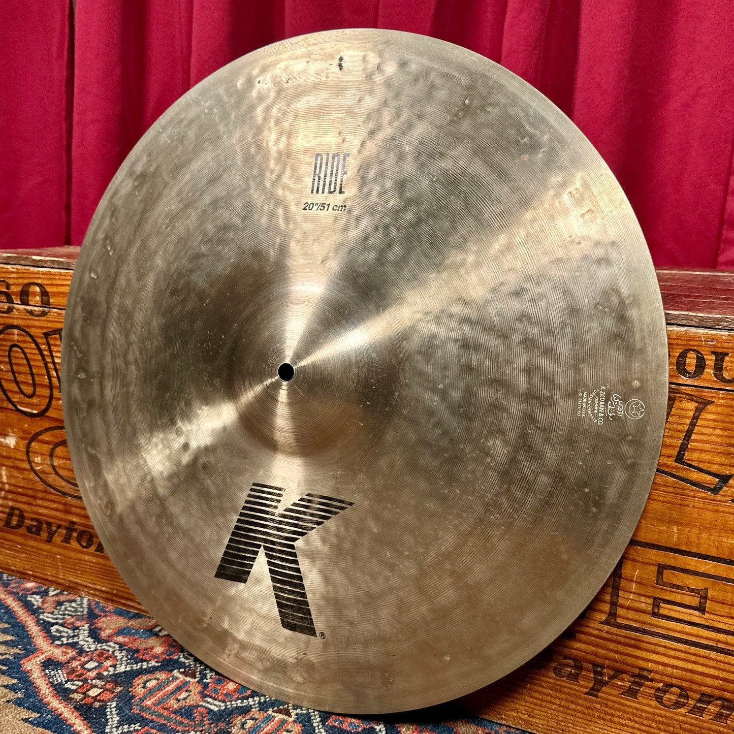 20" Zildjian K Ride Cymbal 2594g *Video*