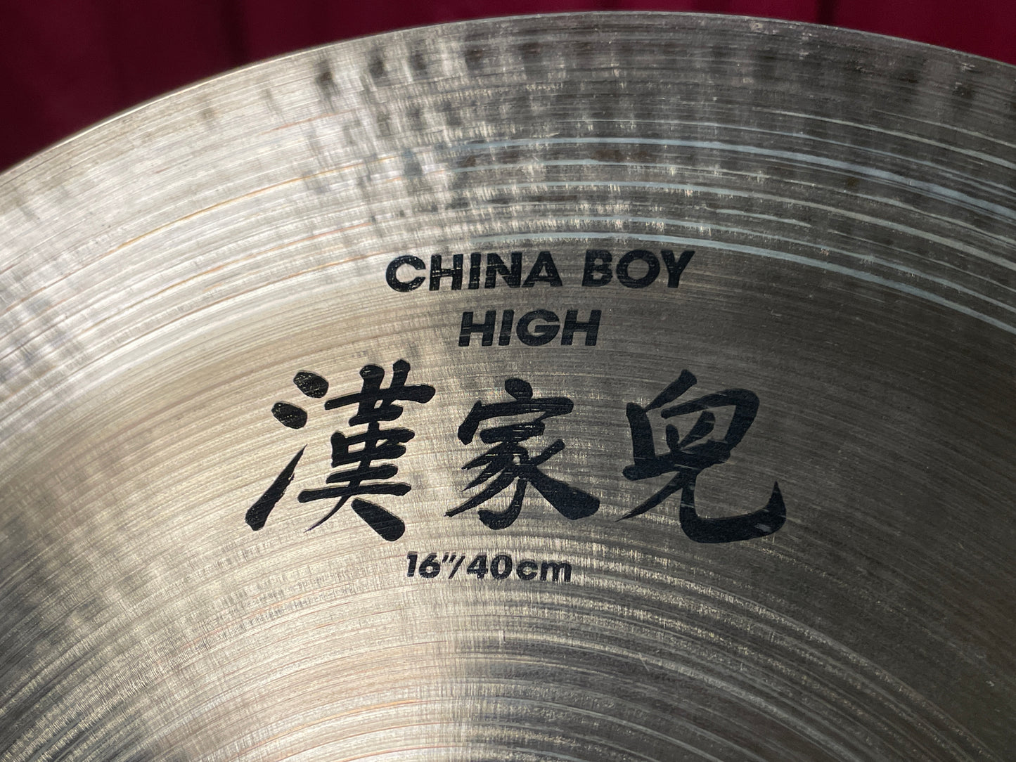 16" Zildjian A Early 1990s China Boy High Cymbal 830g *Video Demo*