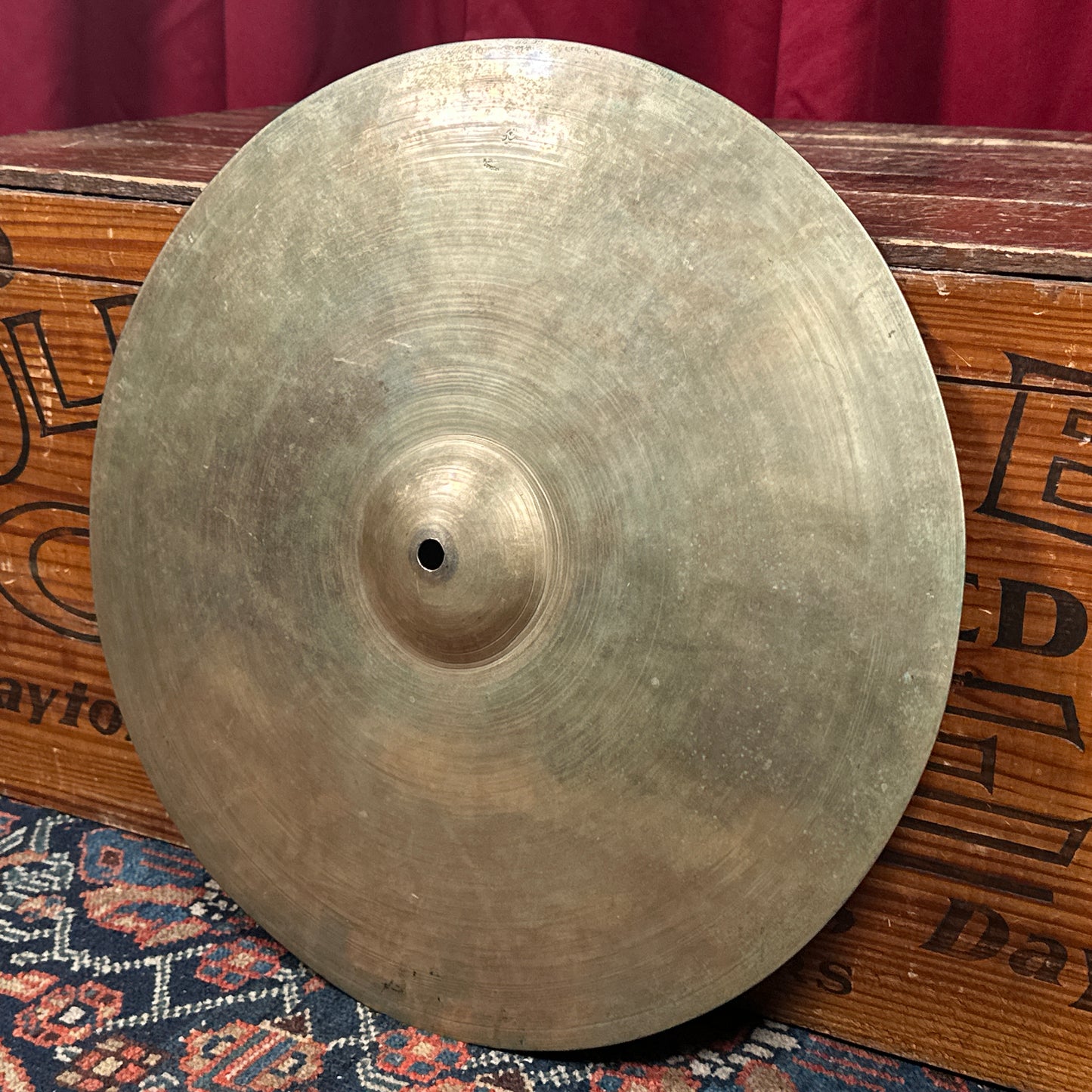 16" K. Zildjian Constantinople 1910-1925 Trap Ride Cymbal 1430g *Video Demo*