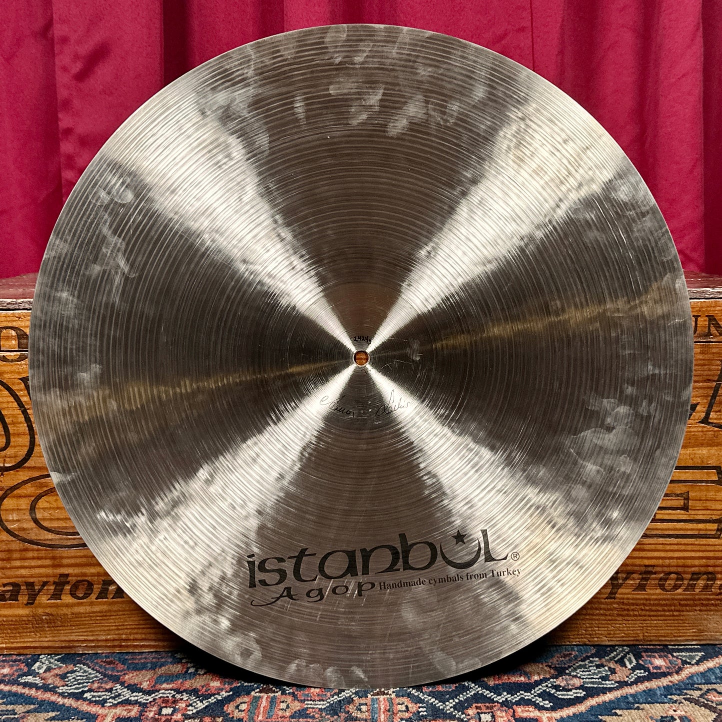 22" Istanbul Agop Signature Mel Lewis Ride Cymbal 2424g *Video Demo*