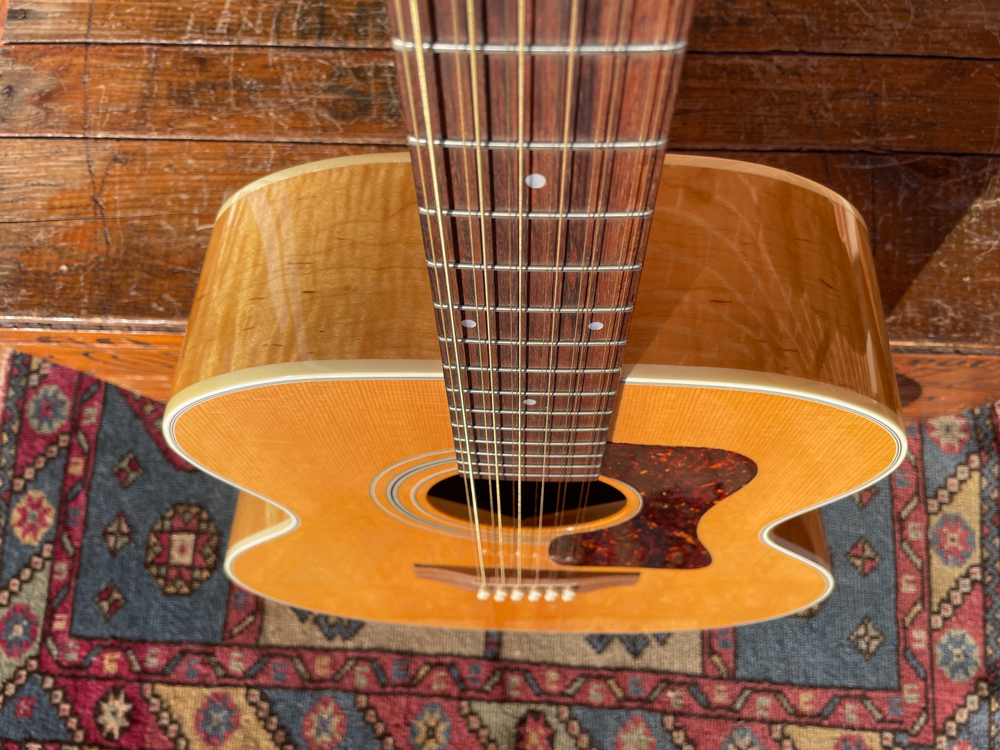 1995 Guild JF30-12-BL 12-String Jumbo Acoustic Guitar w/ OHSC Blonde