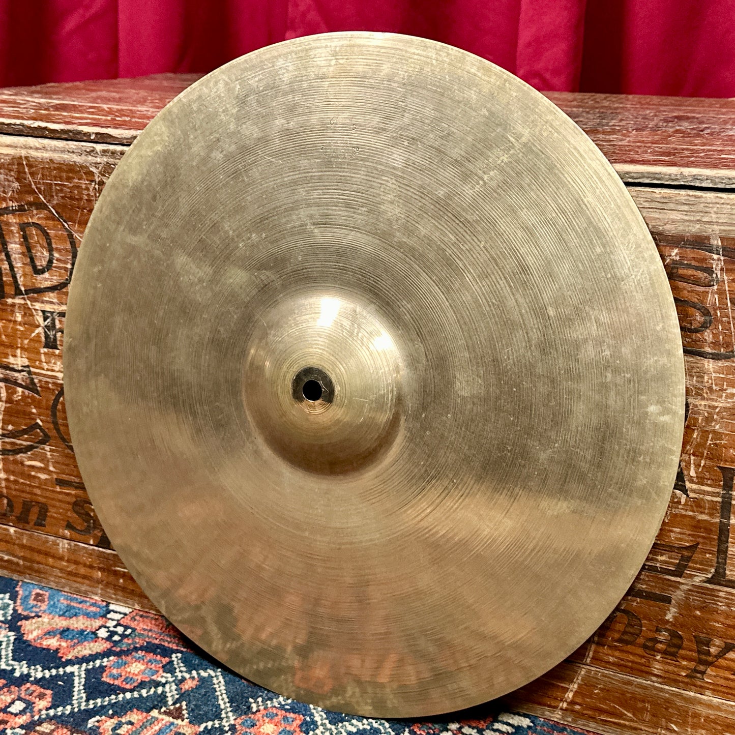 15" Zildjian A 1940s-1950s Trans Stamp Hi-Hat Cymbal Pair 754g/860g *Video Demo*